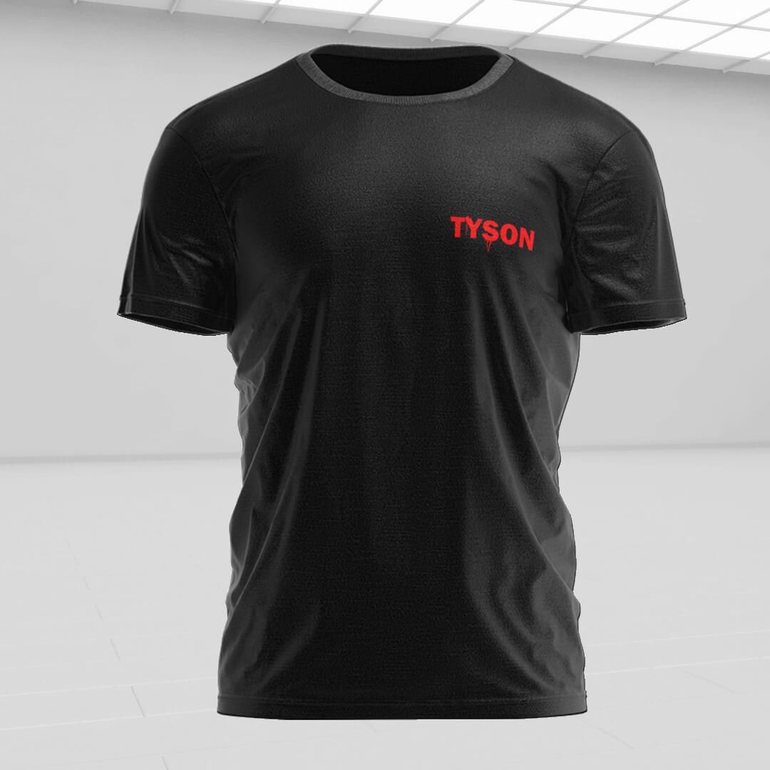 TYSON Siyah Regular Fit T-Shirt