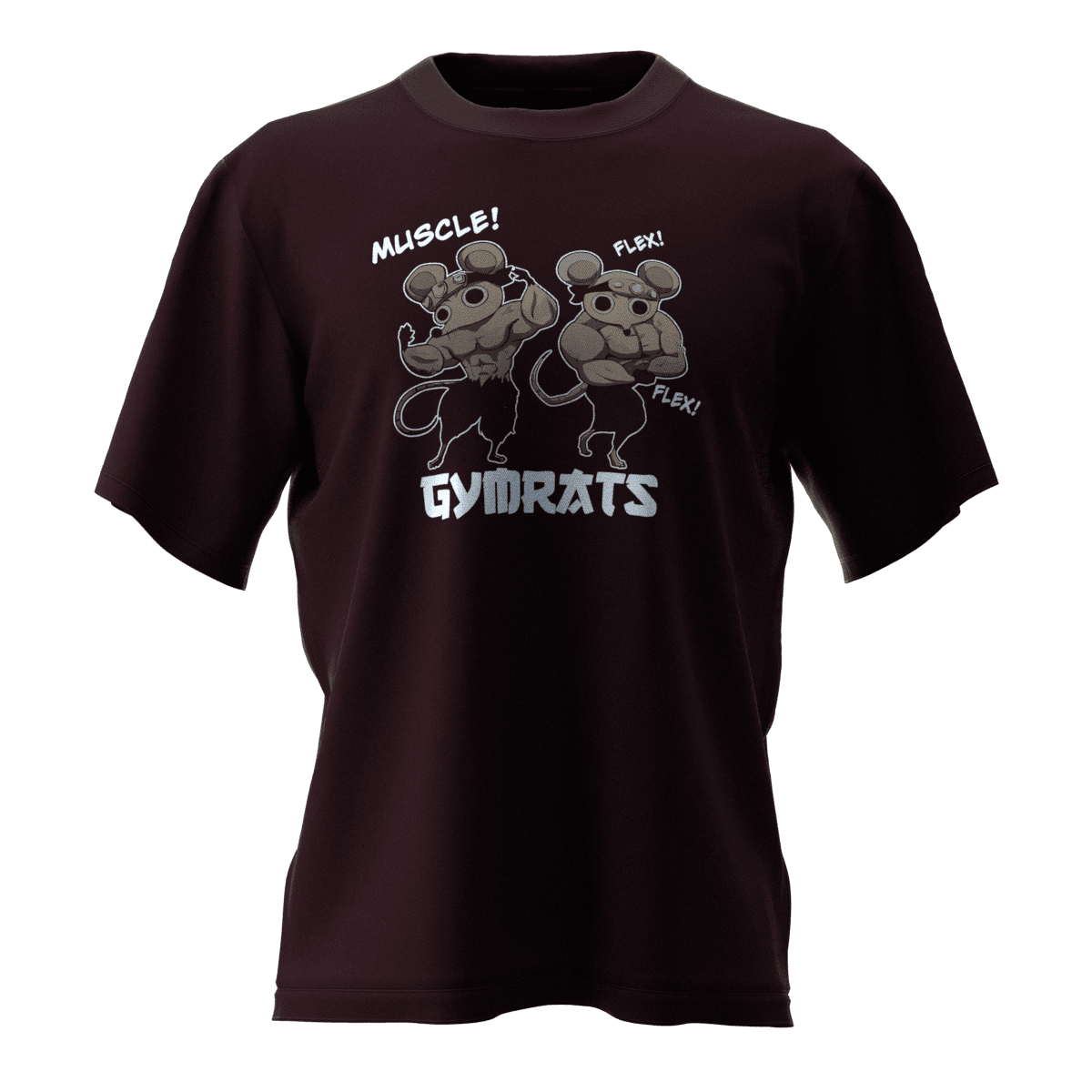GYMRATS Bordo Oversize T-Shirt