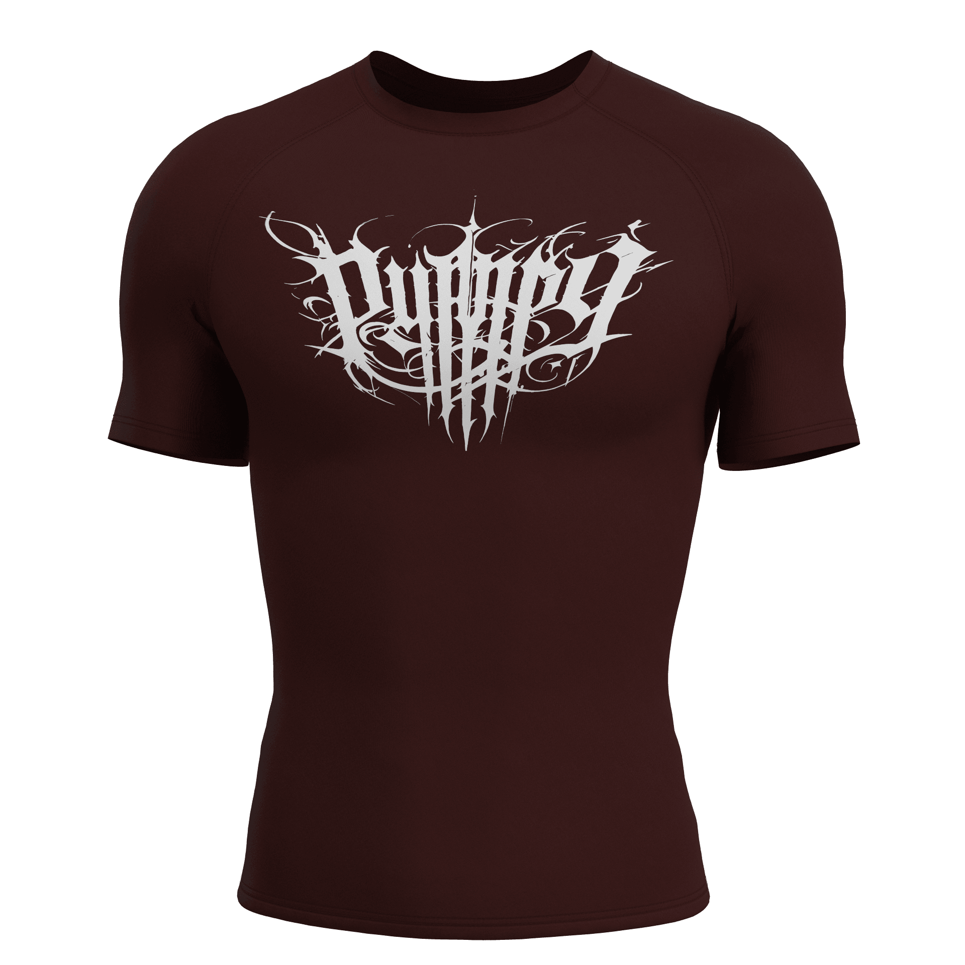 PUMP9 VORTEX Bordo Short Sleeve Compression T-Shirt
