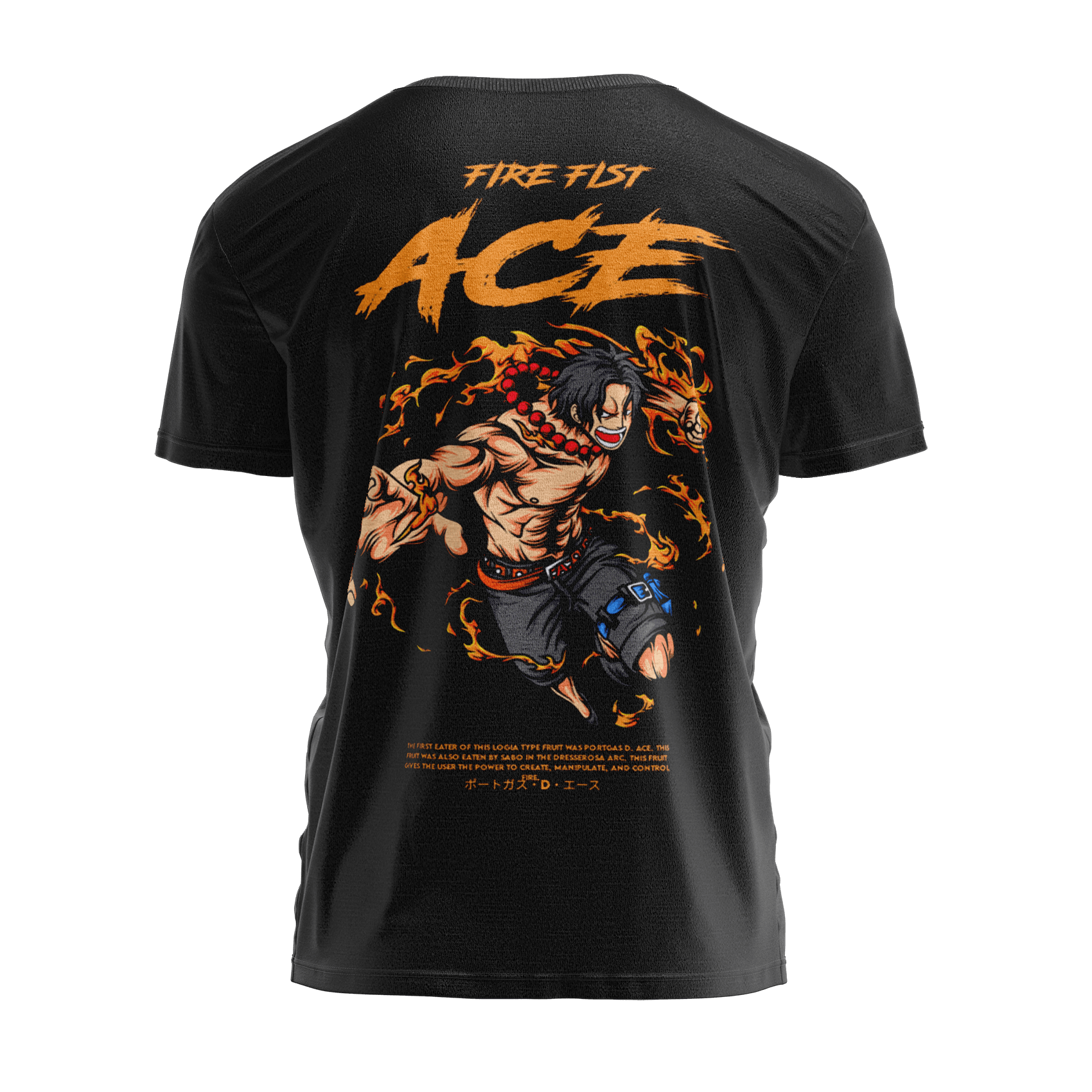 ACE Siyah Regular Fit T-Shirt