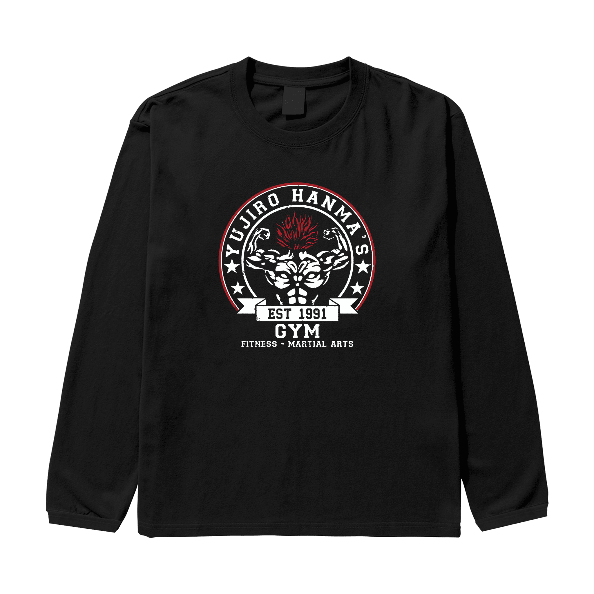 HANMAGYM Siyah Oversize Long Sleeve T-Shirt