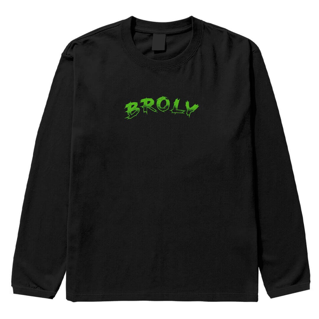 BROLY Siyah Oversize Kalıp Long Sleeve