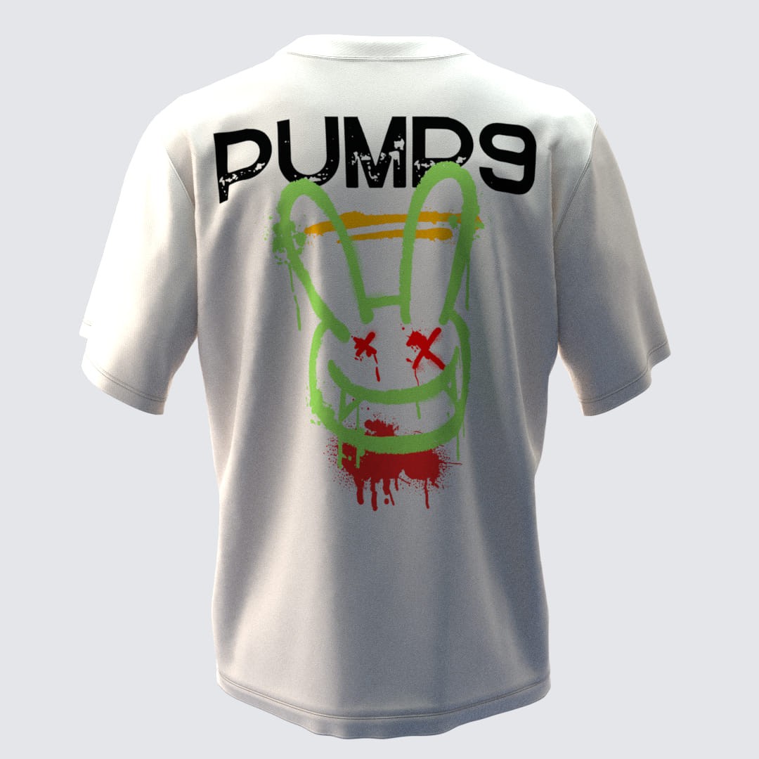 RABBIT Kırık Beyaz Oversize T-Shirt