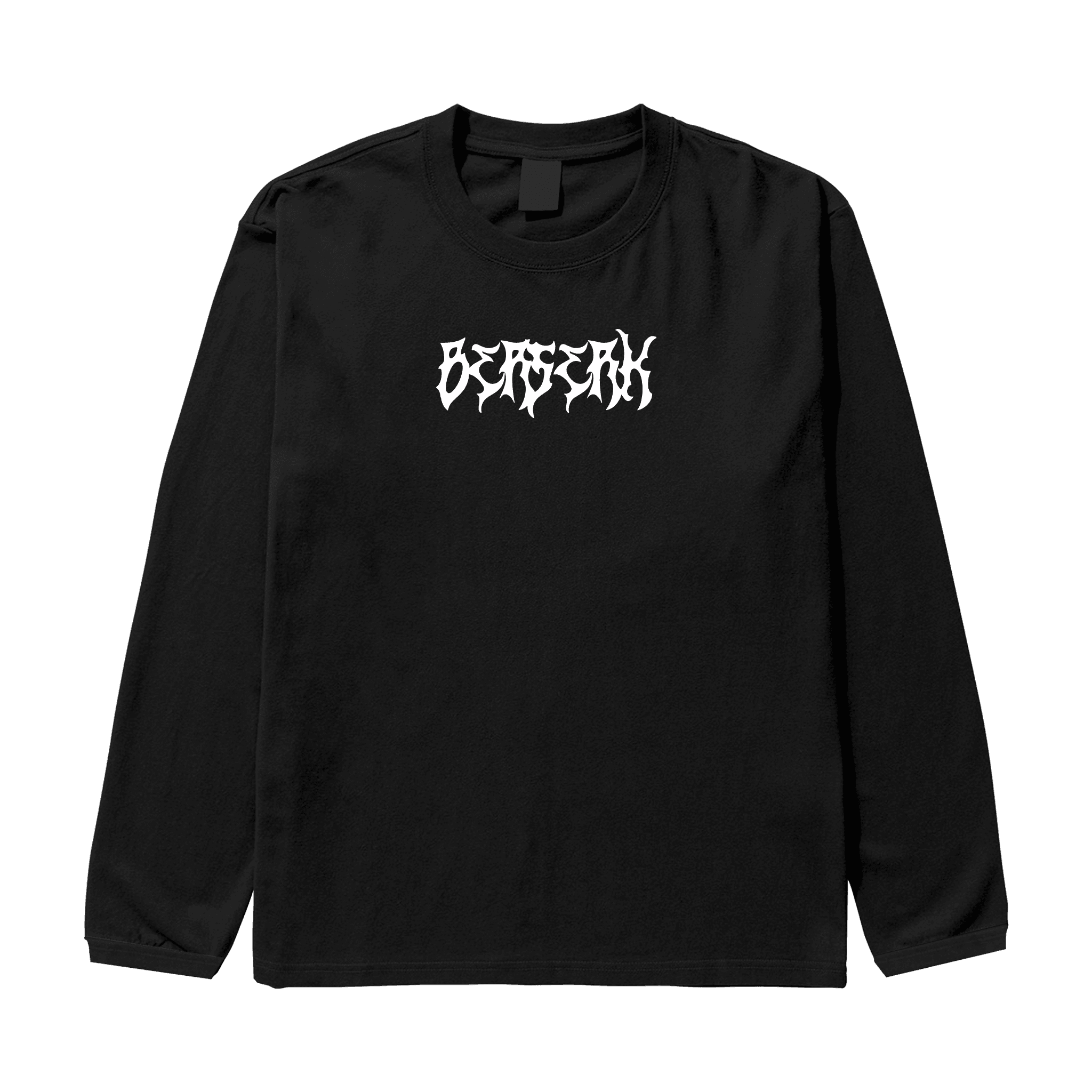 BERSERK Siyah Oversize Long Sleeve T-Shirt