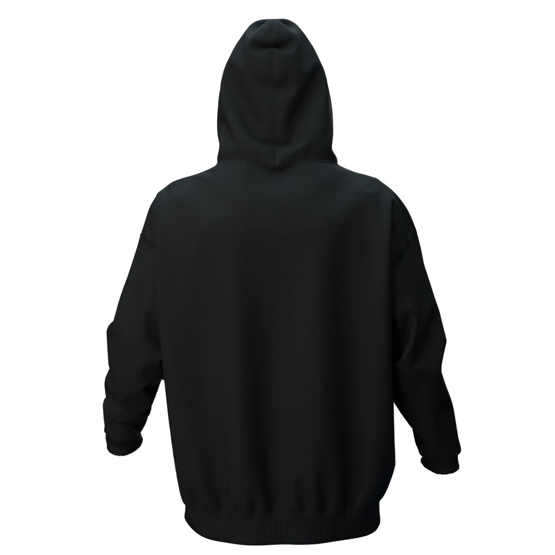 PUMP9 VORTEX Siyah Oversize Hoodie