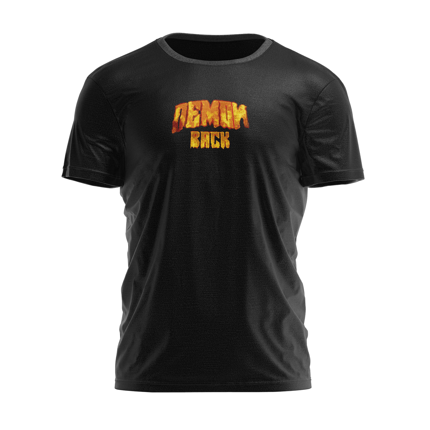 DEMONBACK Siyah Regular Fit T-Shirt