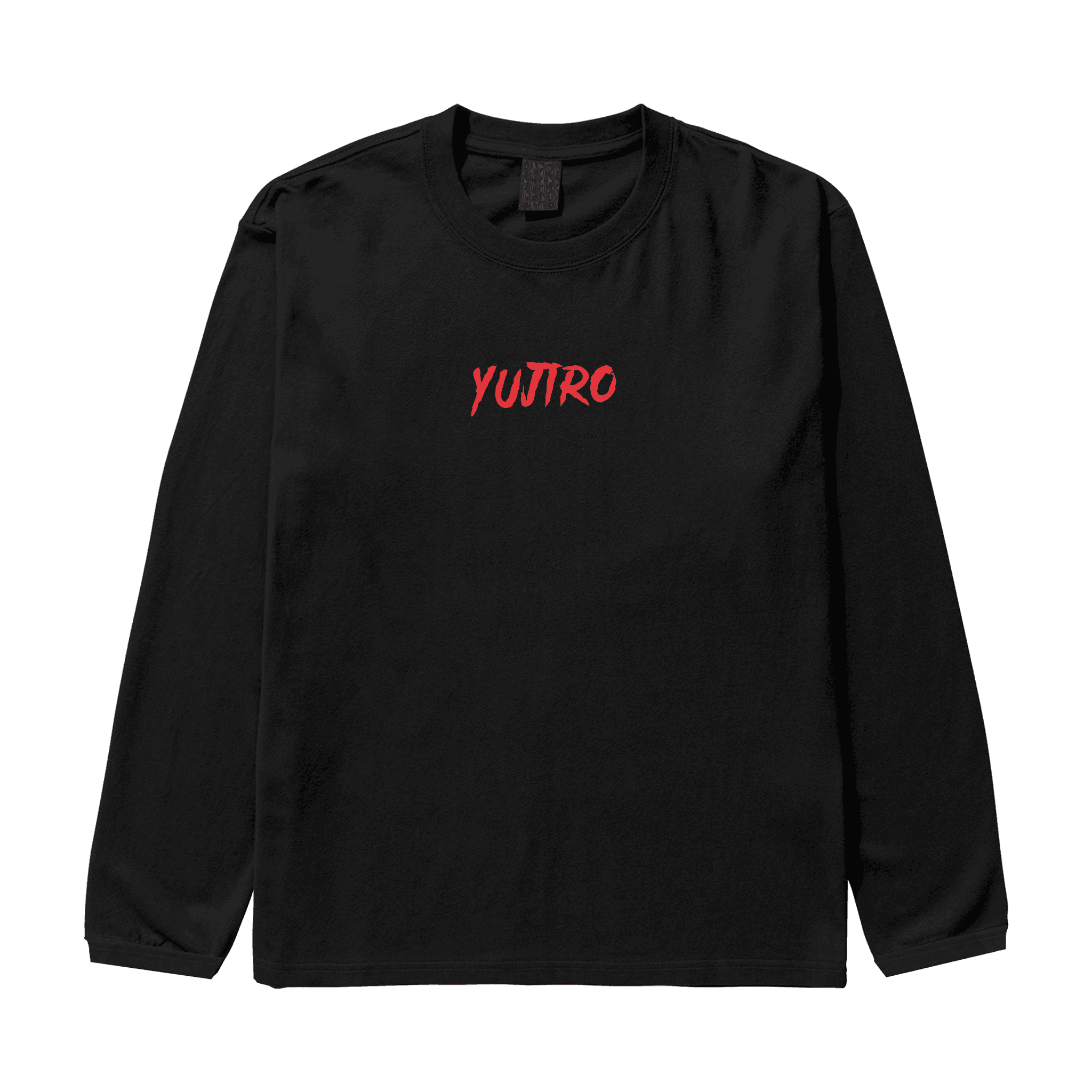 HANMA Siyah Oversize Long Sleeve T-Shirt