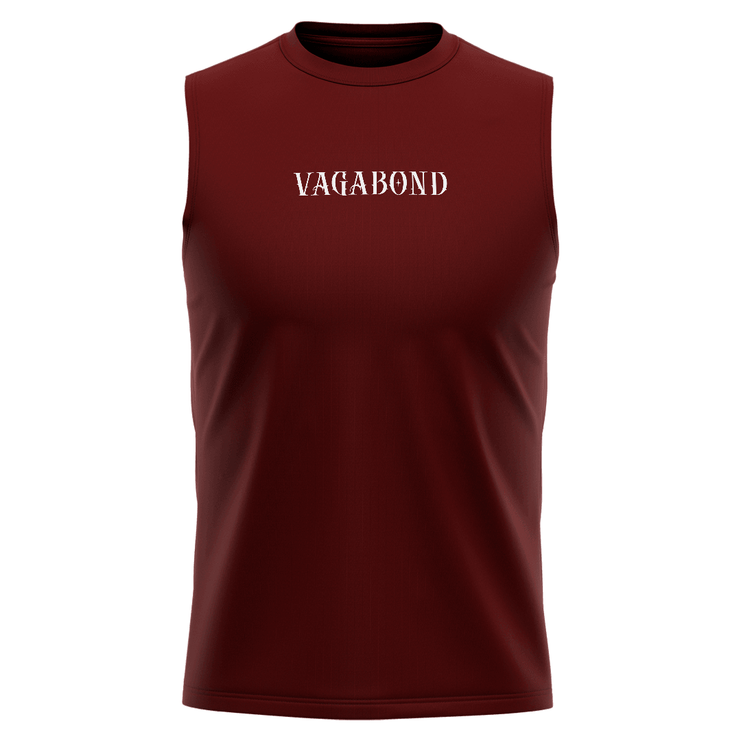 VAGABOND Bordo Regular Fit Sleeveless T-Shirt 
