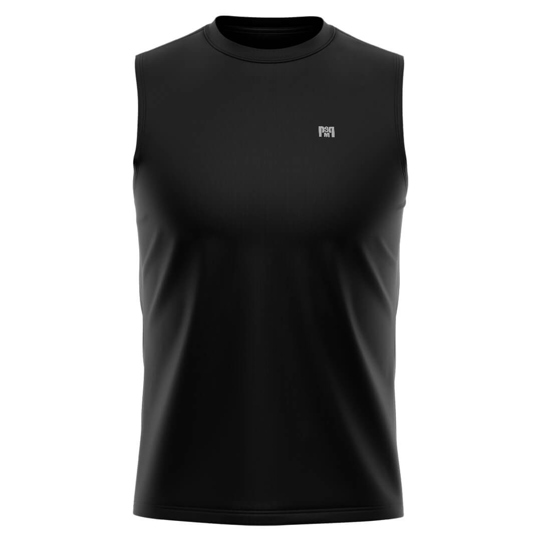 BAKI Siyah Regular Fit Sleeveless T-Shirt