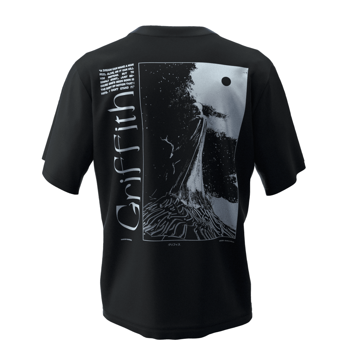 GRIFFITH Siyah Oversize T-Shirt