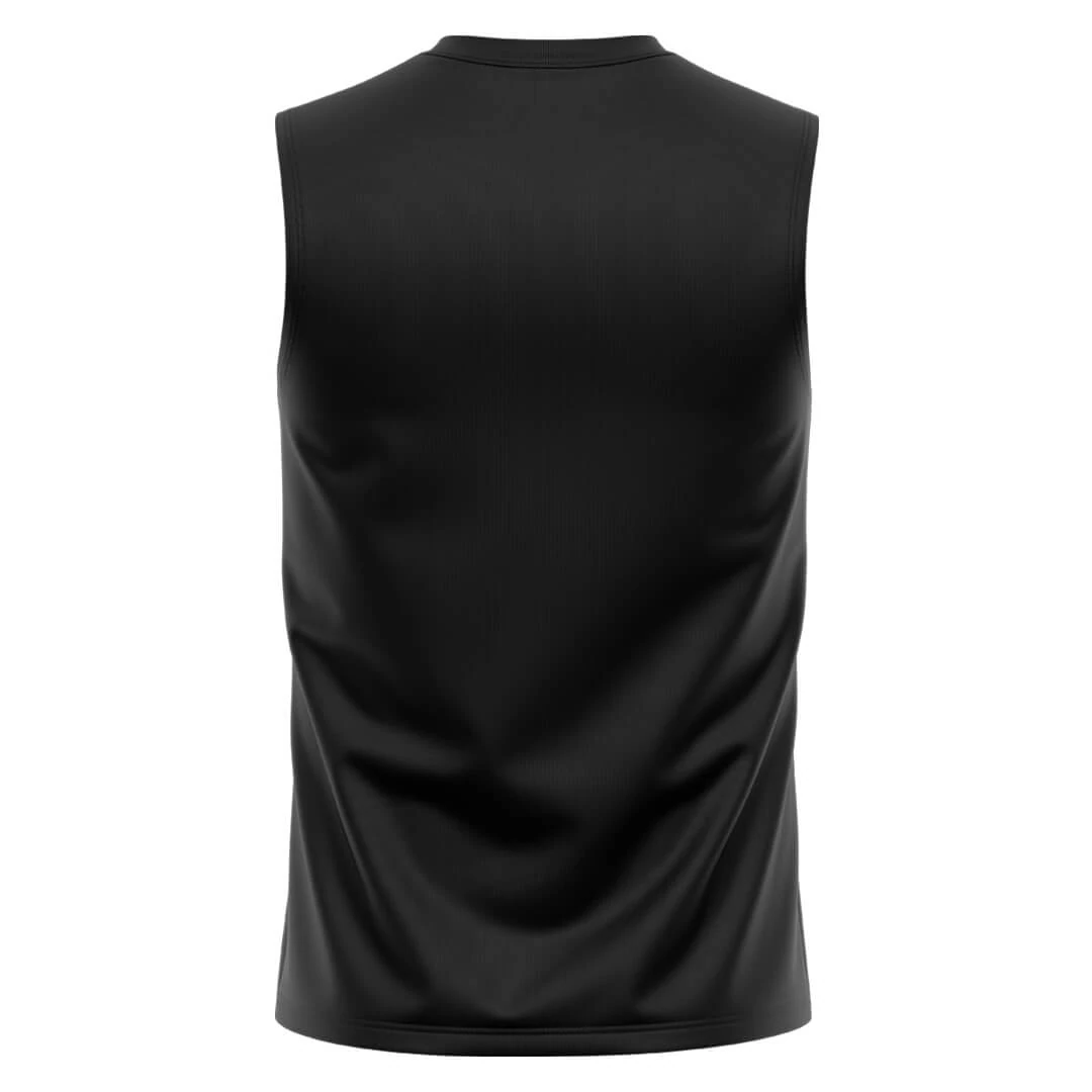 PUMP9 Siyah Regular Fit Sleeveless T-Shirt