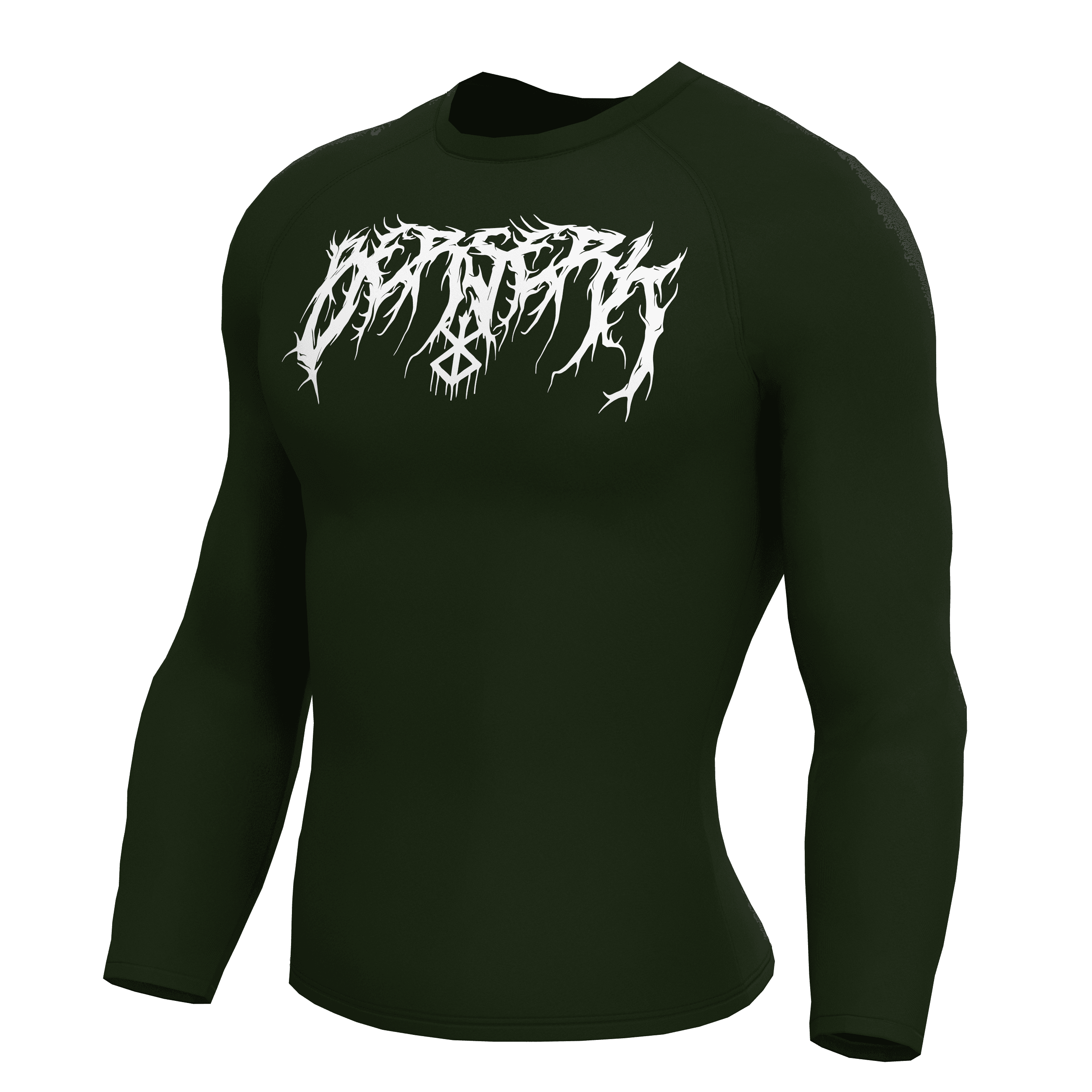 BERSERK Haki Yeşili Long Sleeve Compression T-Shirt
