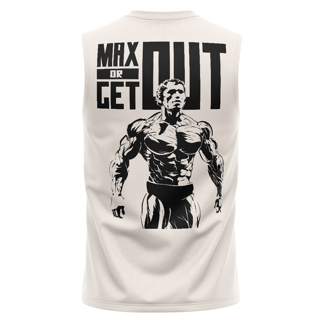 MAXOUT Kırık Beyaz Regular Fit Sleeveless T-Shirt