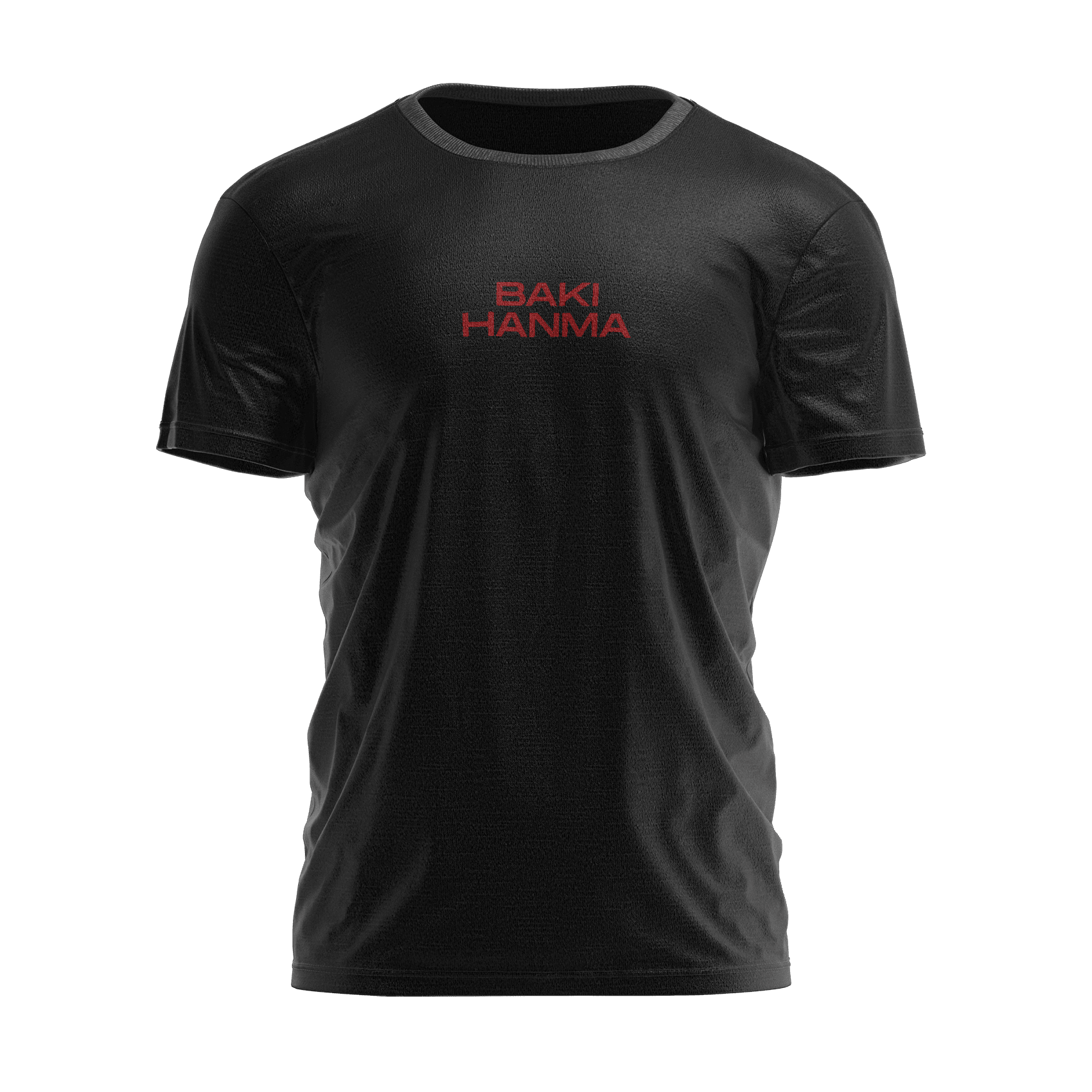 BAKI HANMA Siyah Regular Fit T-Shirt