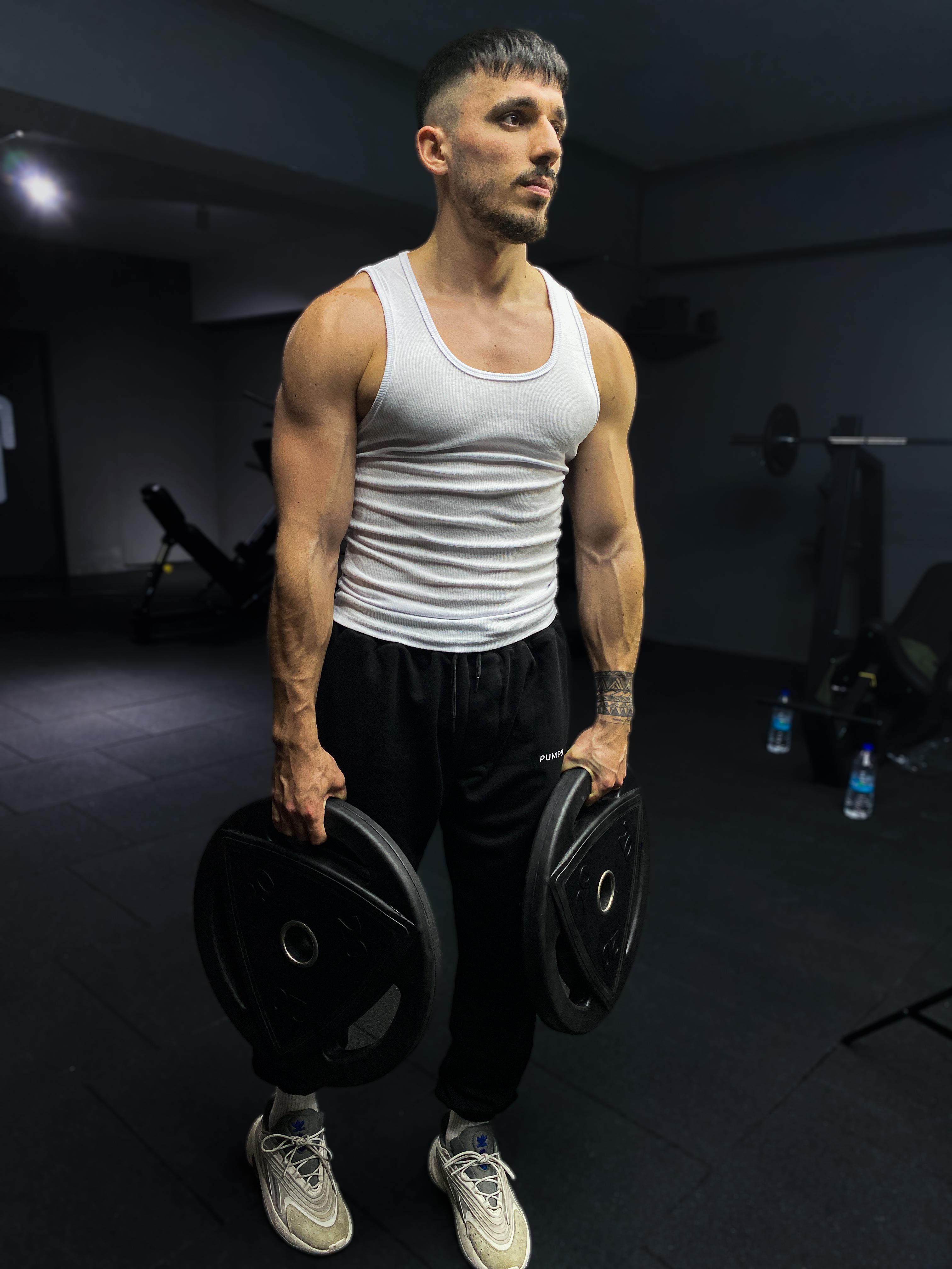 PUMP9 3'lü Beyaz Fitilli Atlet Paketi 