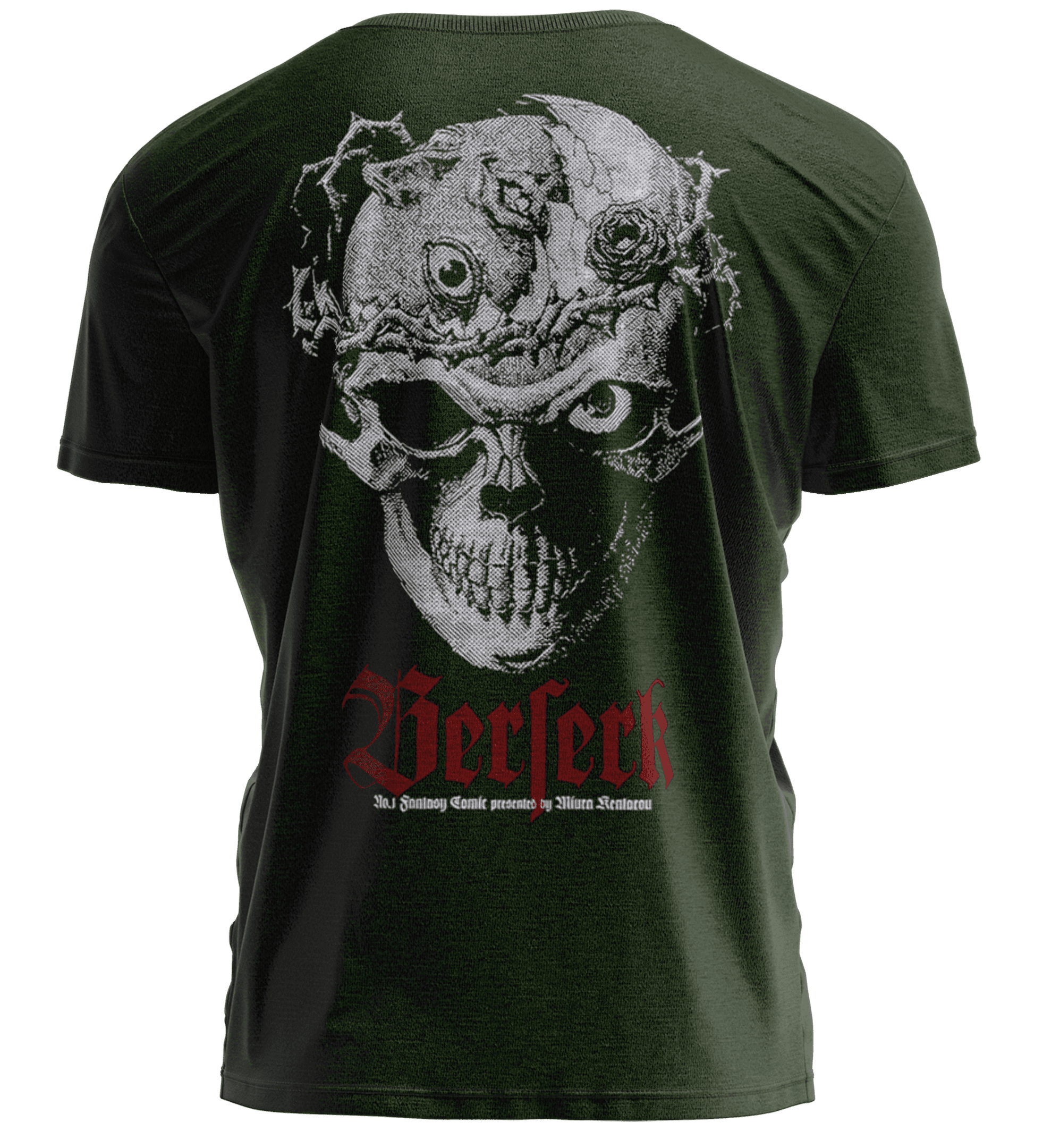 BERSERK Haki Yeşili Regular Fit T-Shirt 