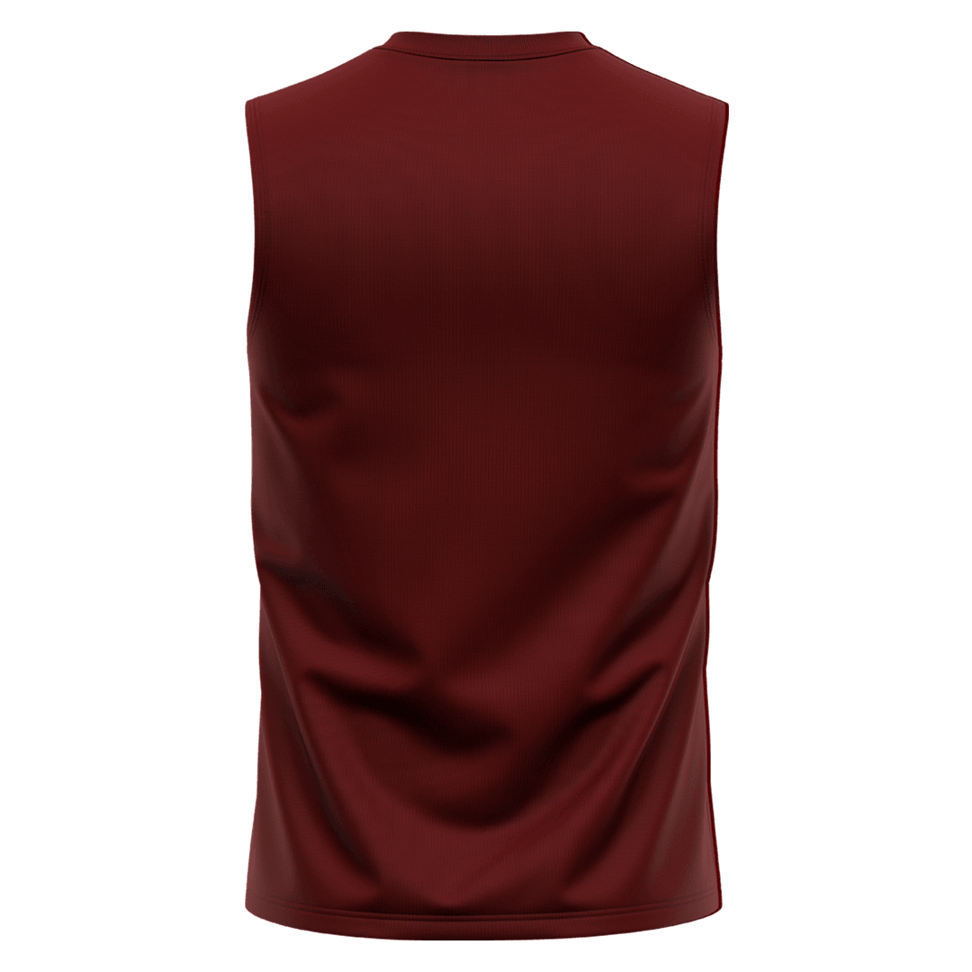 DEADLIFTER Bordo Regular Fit Sleeveless T-Shirt 