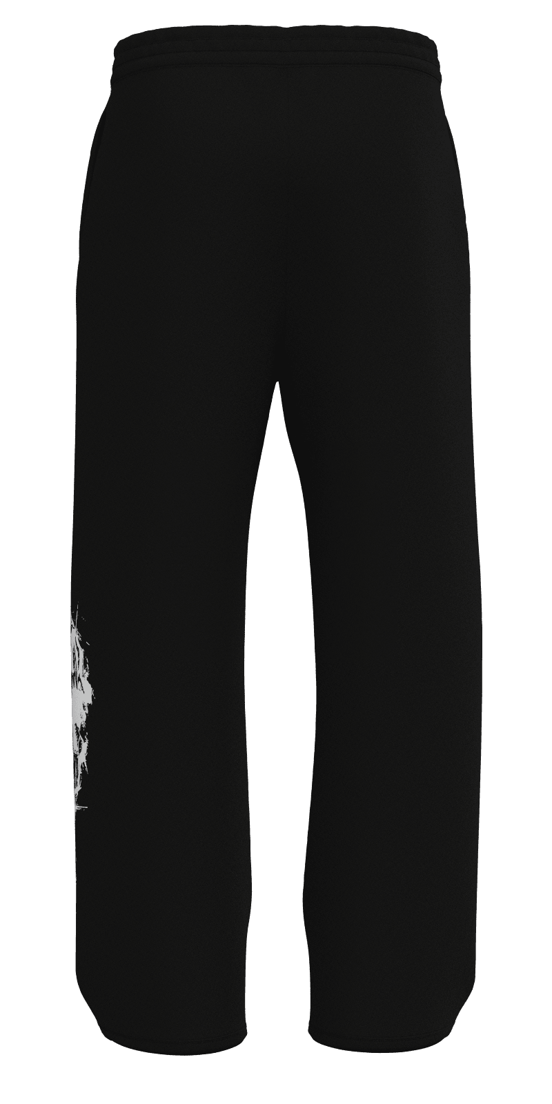 PUMP9 SKULL Siyah Baggy Düz Paça Eşofman 