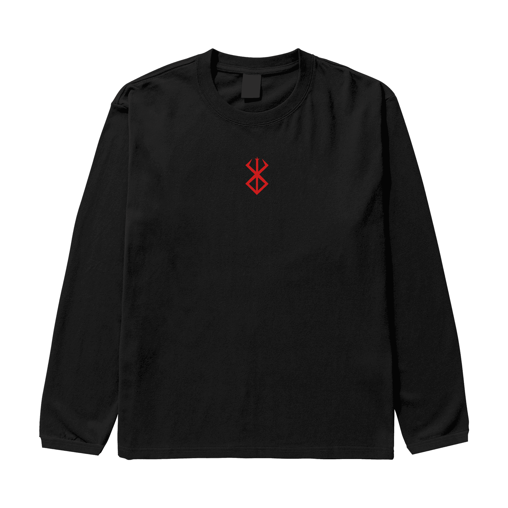 BERSERK Siyah Oversize Long Sleeve T-Shirt