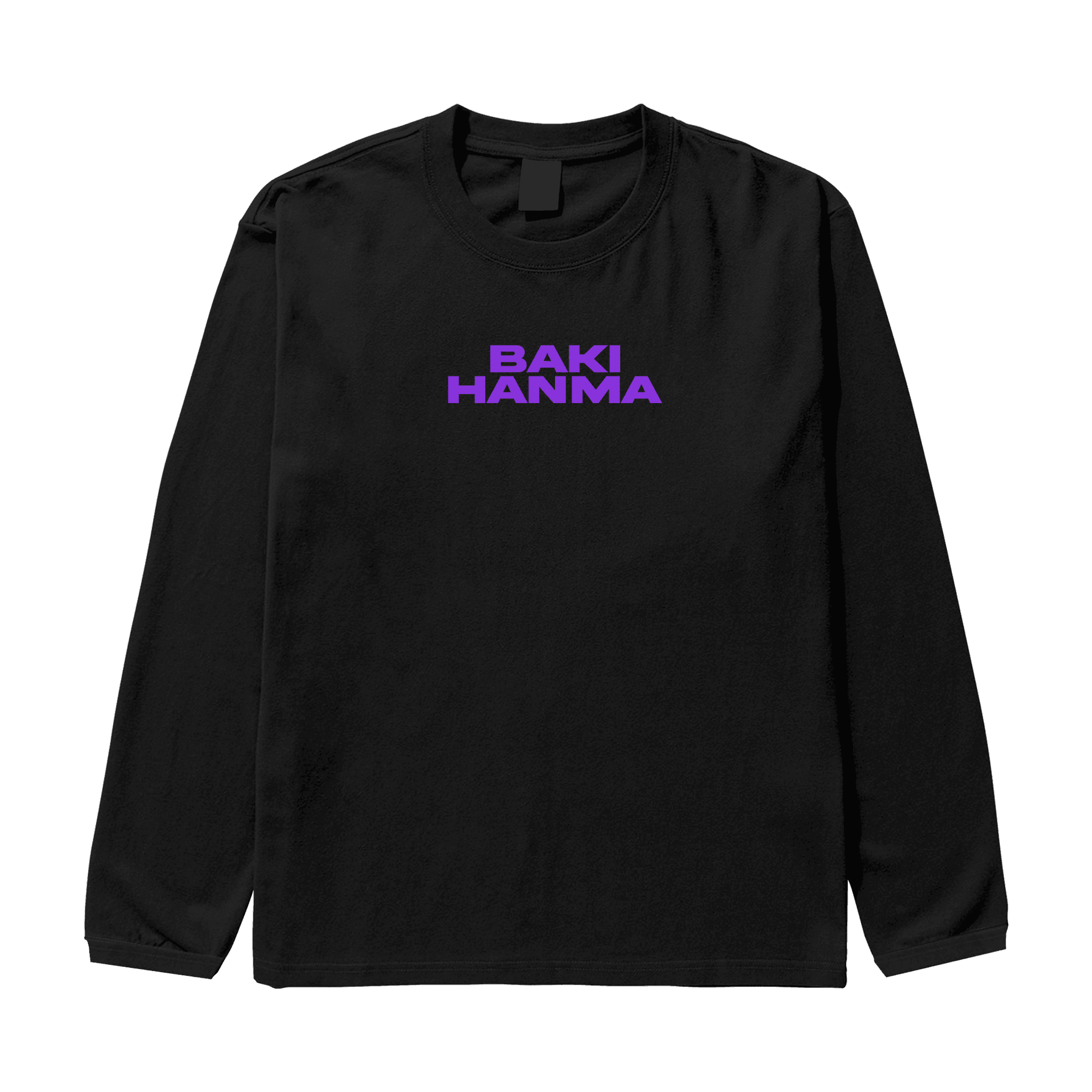 BAKI Siyah Oversize Long Sleeve T-Shirt