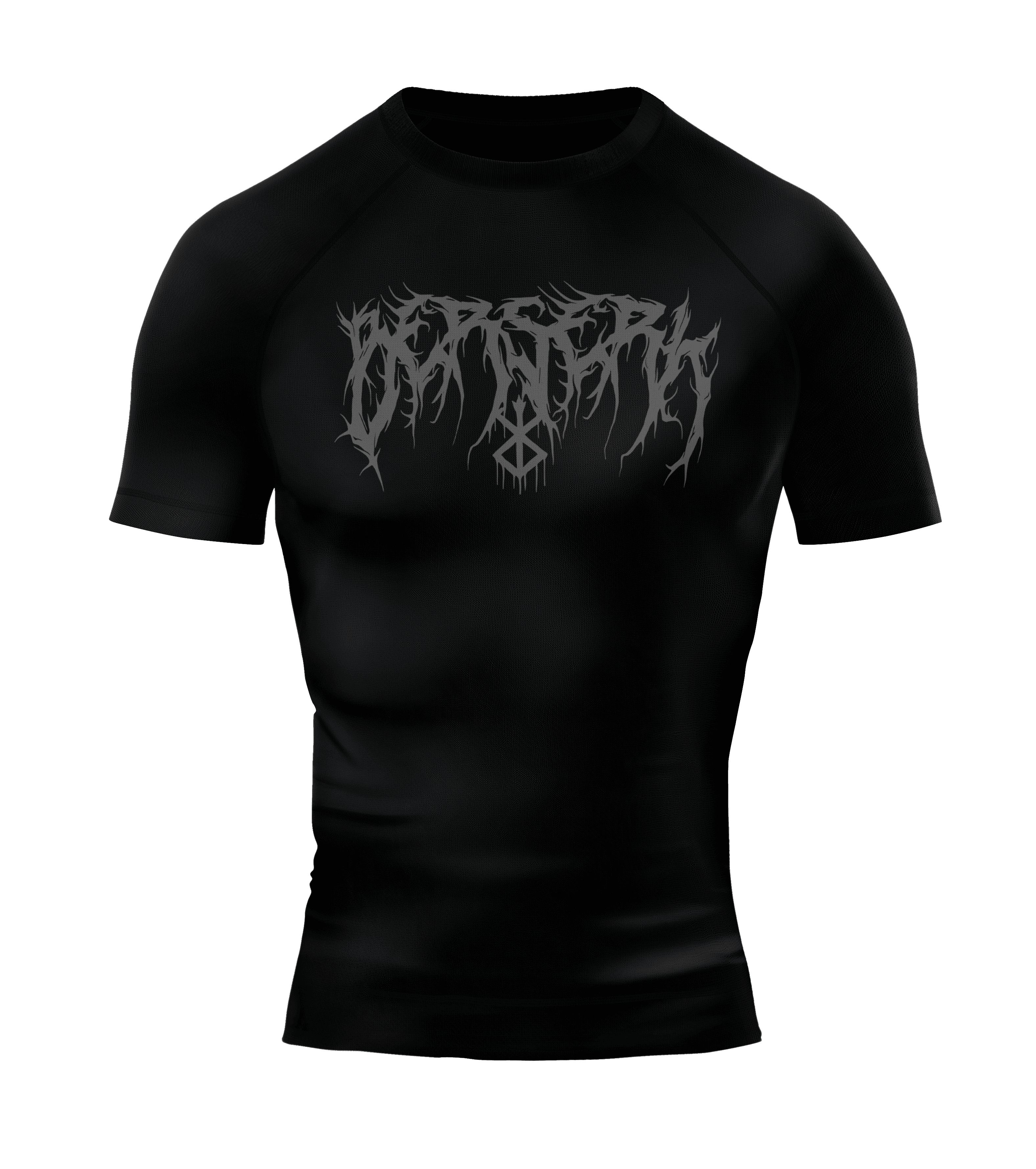 BERSERK SILVER Short Sleeve Compression T-Shirt