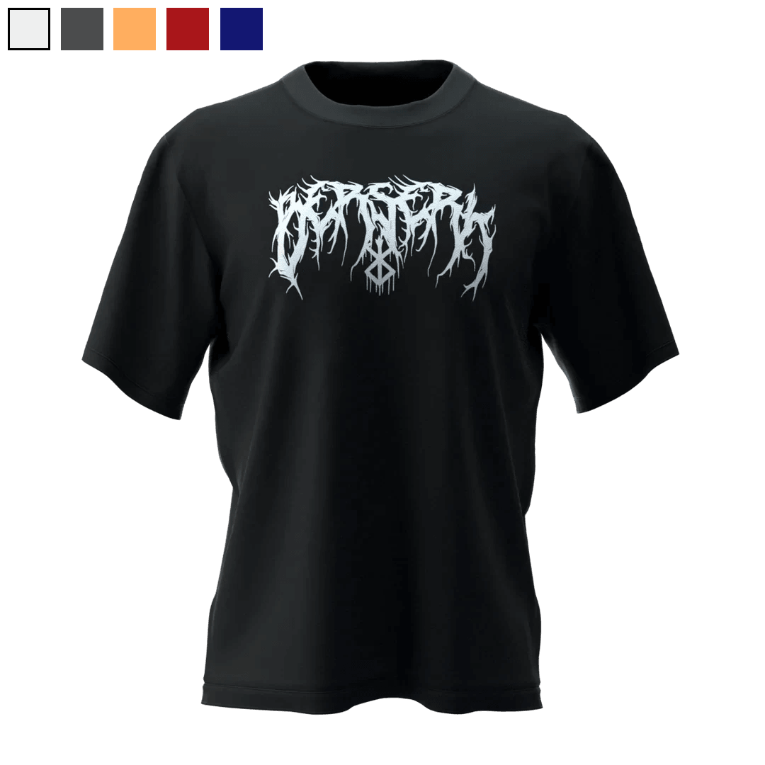 BERSERK Siyah Oversize T-Shirt