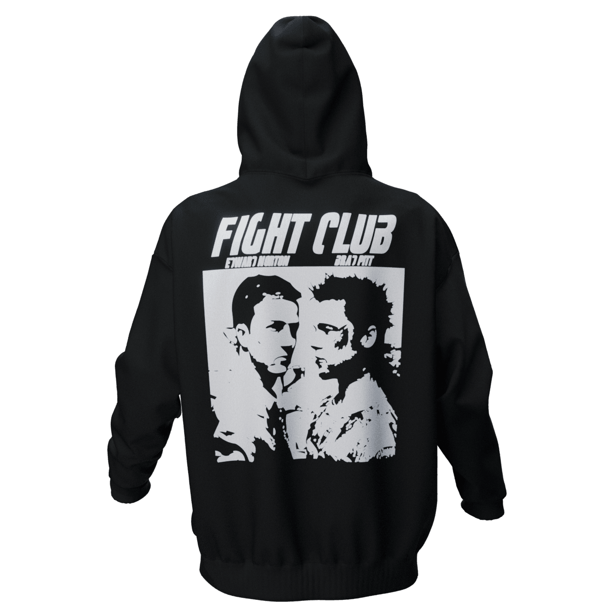 FIGHT CLUB Siyah Oversize Hoodie