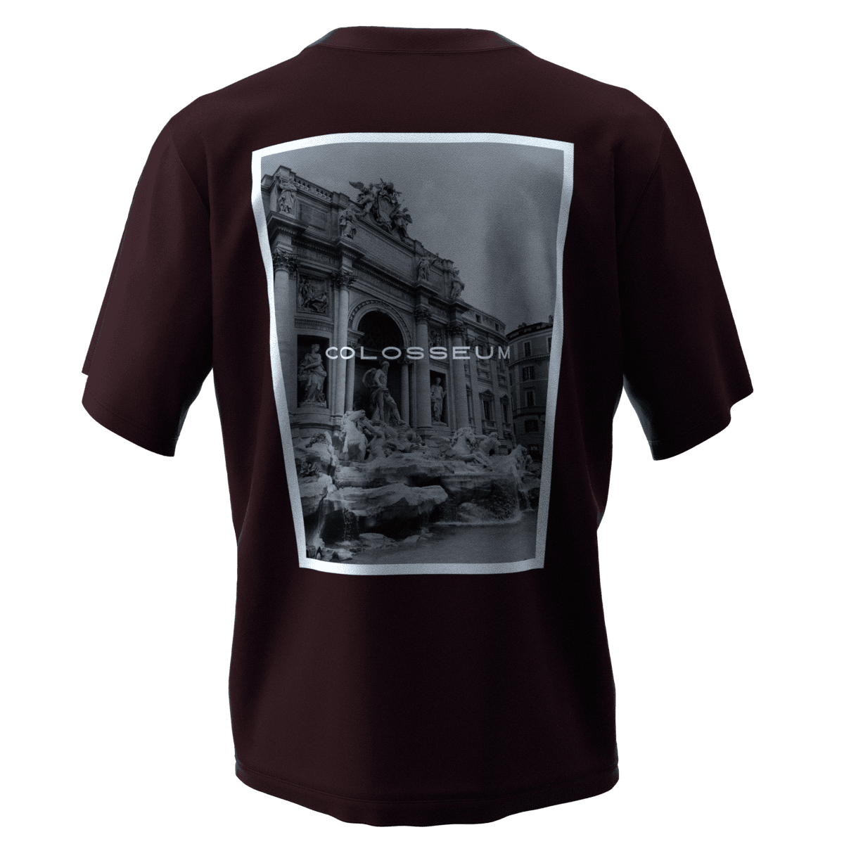 COLOSSEUM Bordo Oversize T-Shirt 