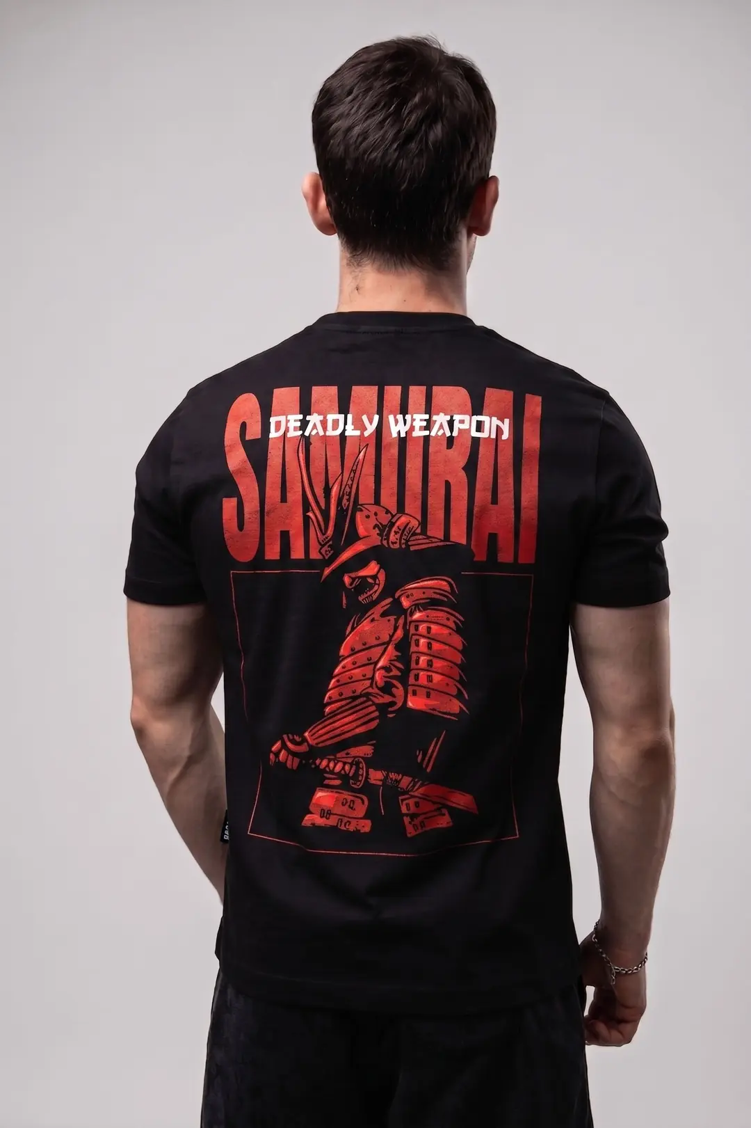 PUMP9® - SAMURAI Siyah Regular Fit T-Shirt