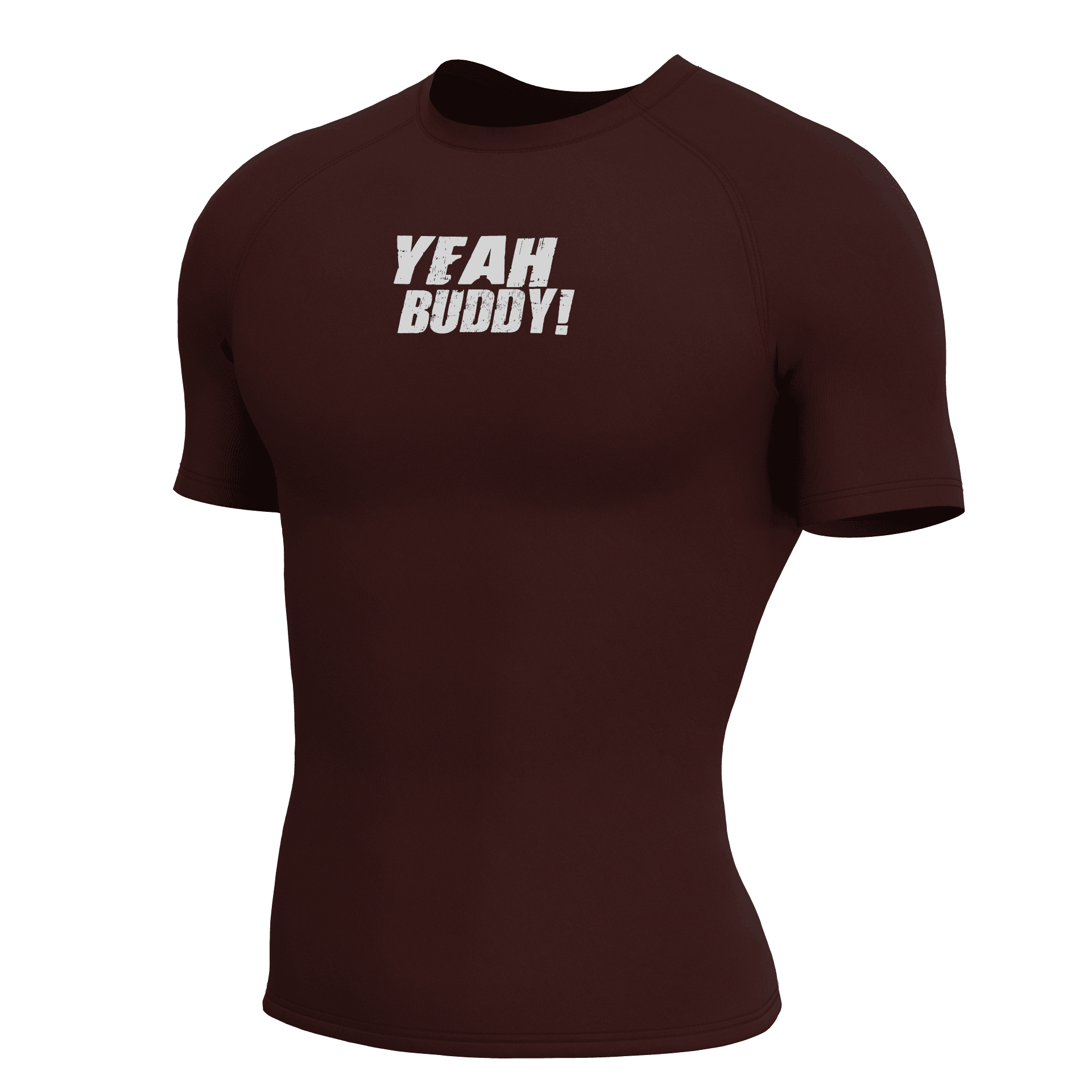 RONNIE Bordo Short Sleeve Compression T-Shirt