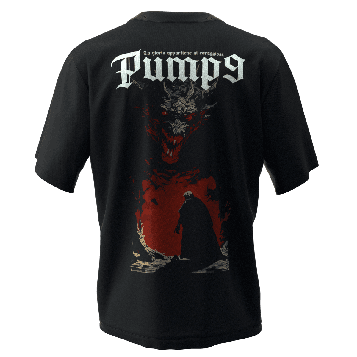 DRAGONSLAYER Siyah Oversize T-Shirt