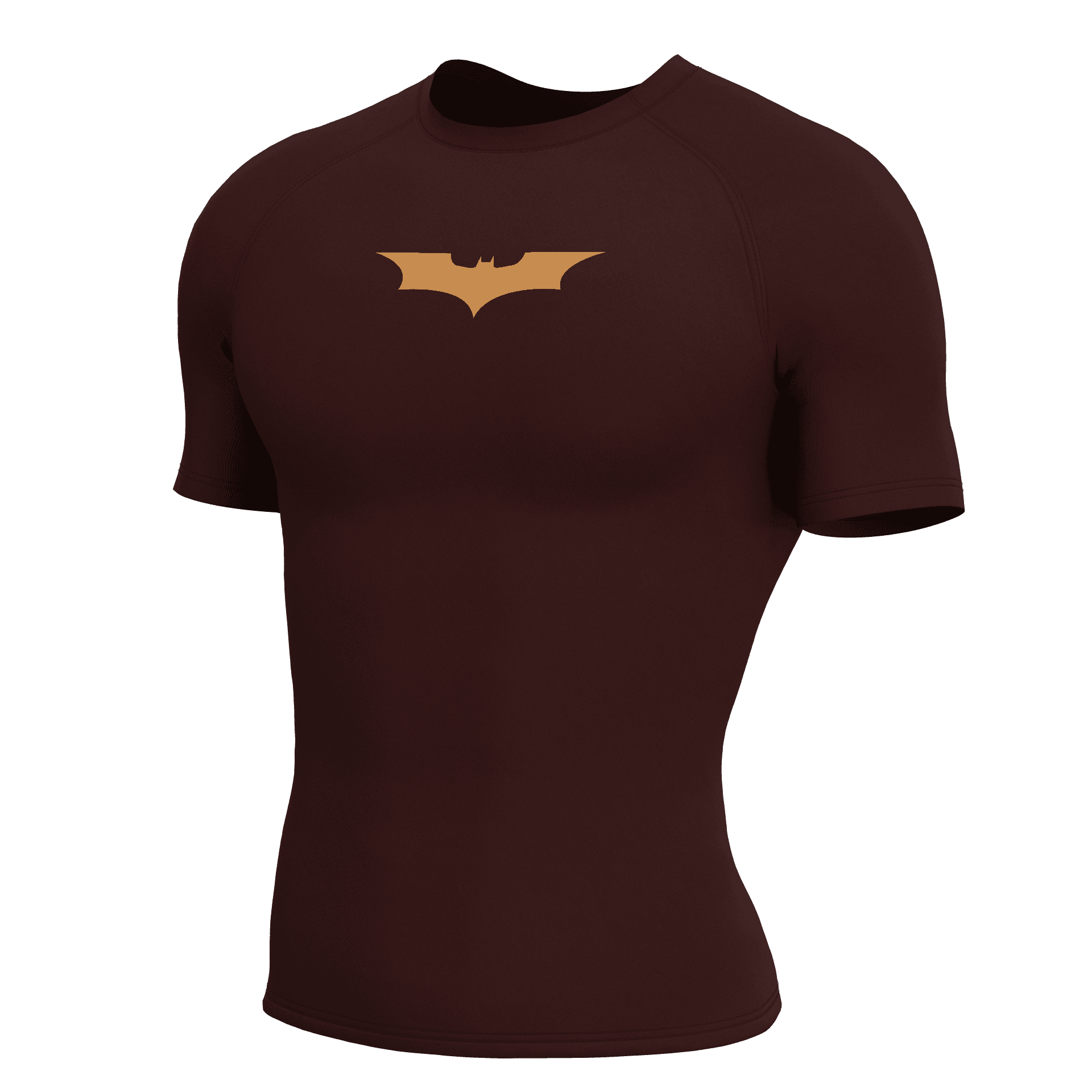 BATMAN Bordo Short Sleeve Compression T-Shirt