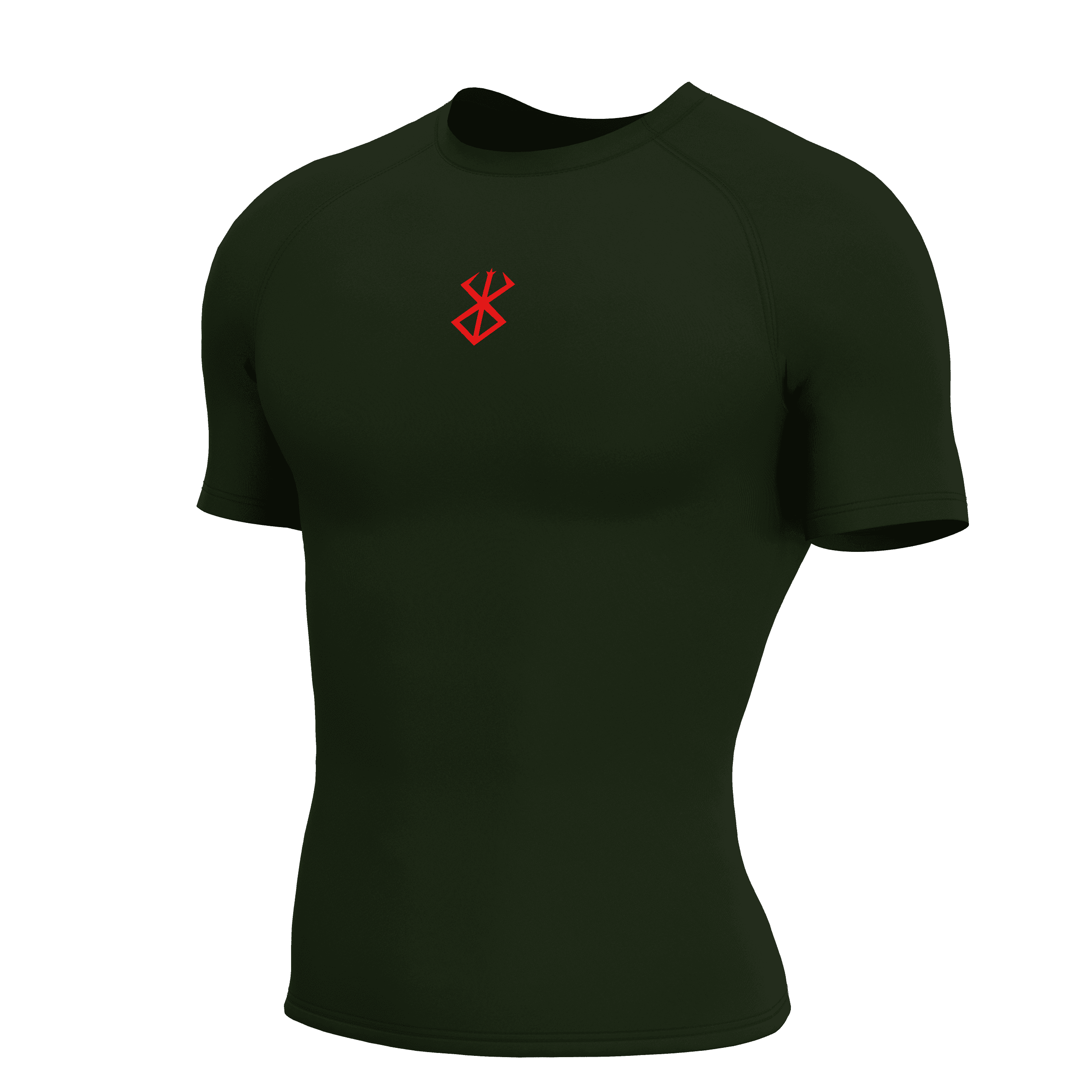 BERSERK Haki Yeşili Short Sleeve Compression T-Shirt