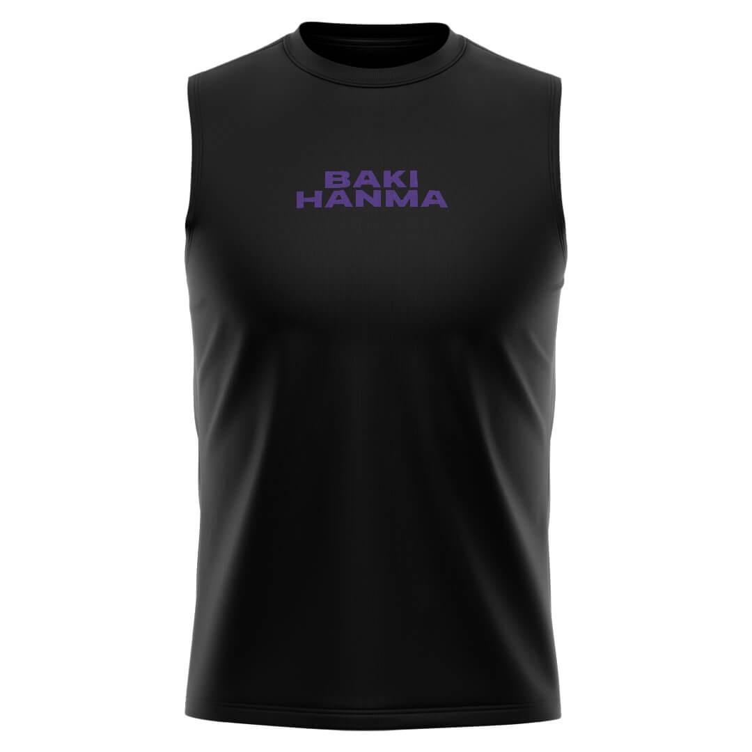 BAKI Siyah Regular Fit Sleeveless T-Shirt