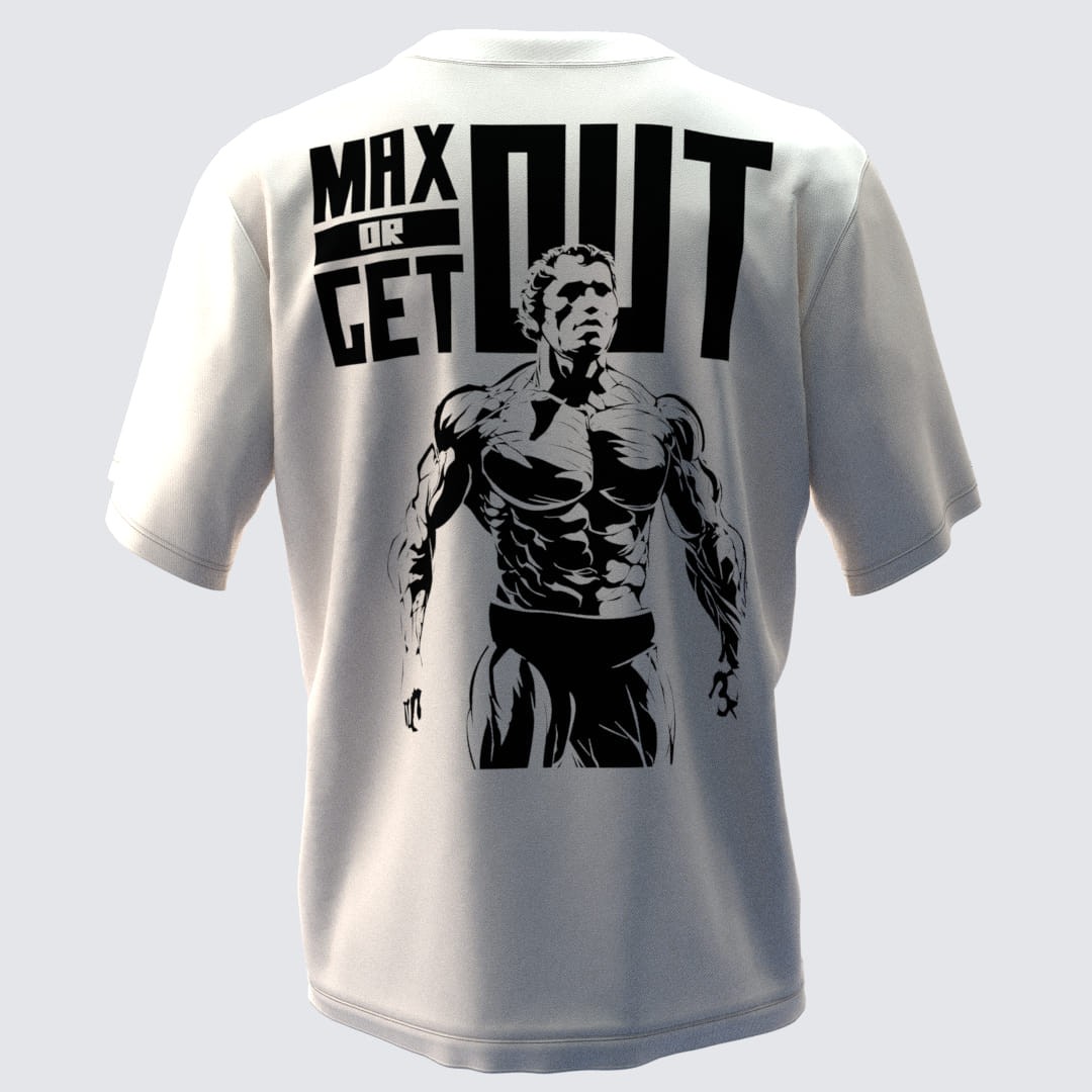 MAXOUT Kırık Beyaz Oversize T-Shirt