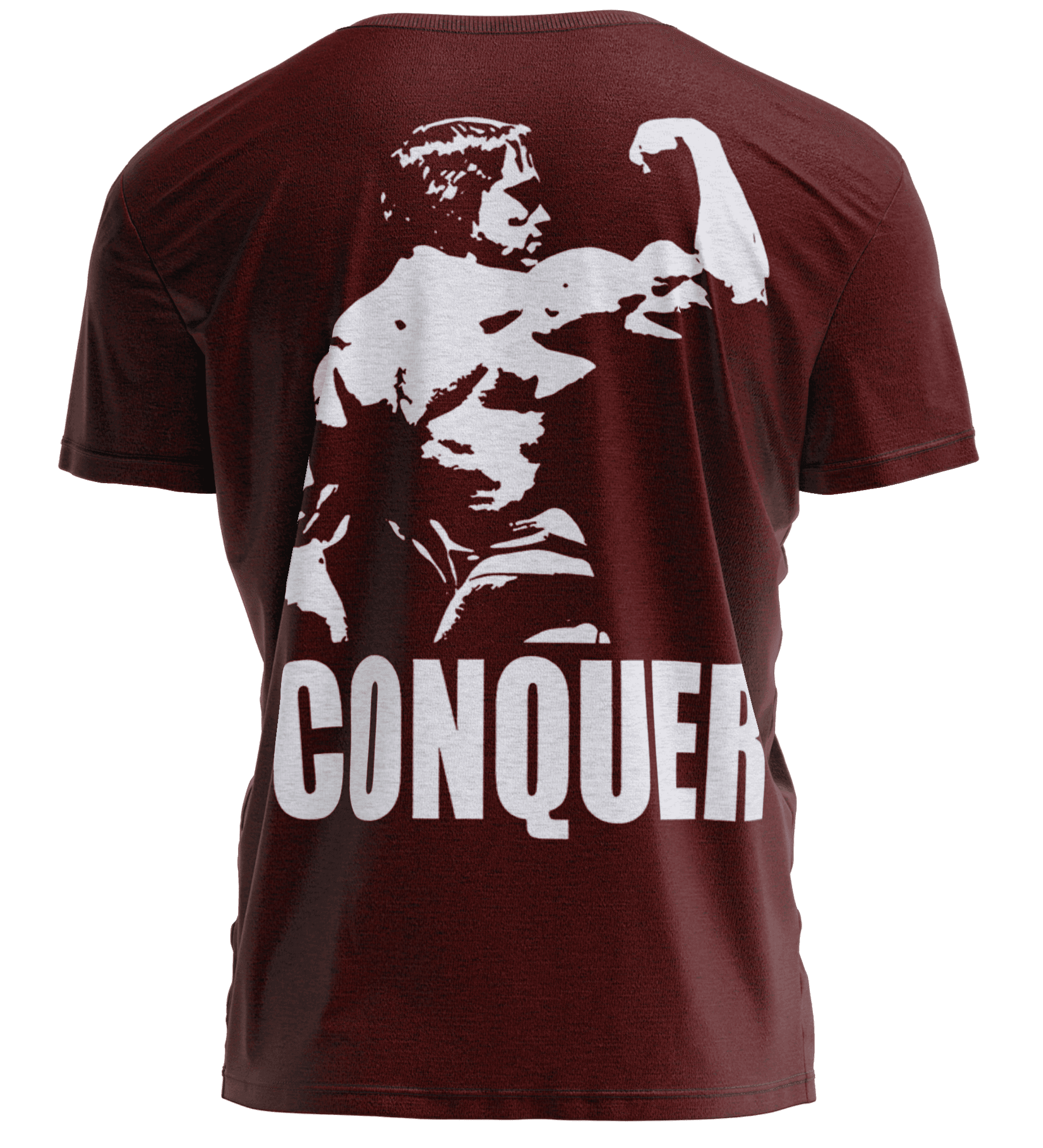 CONQUER Bordo Regular Fit T-Shirt 