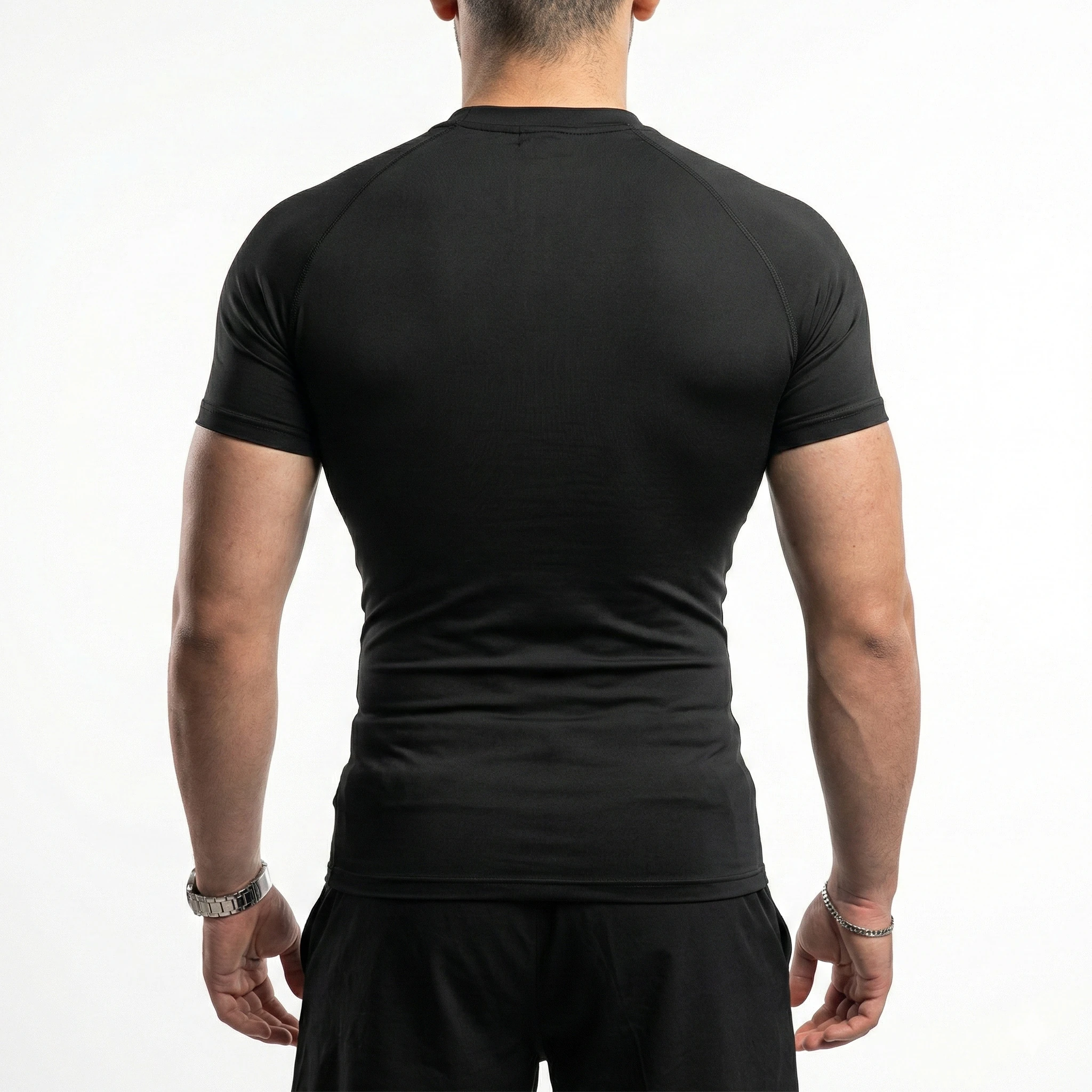 PUMP9® - BATMAN Siyah Short Sleeve Compression T-Shirt