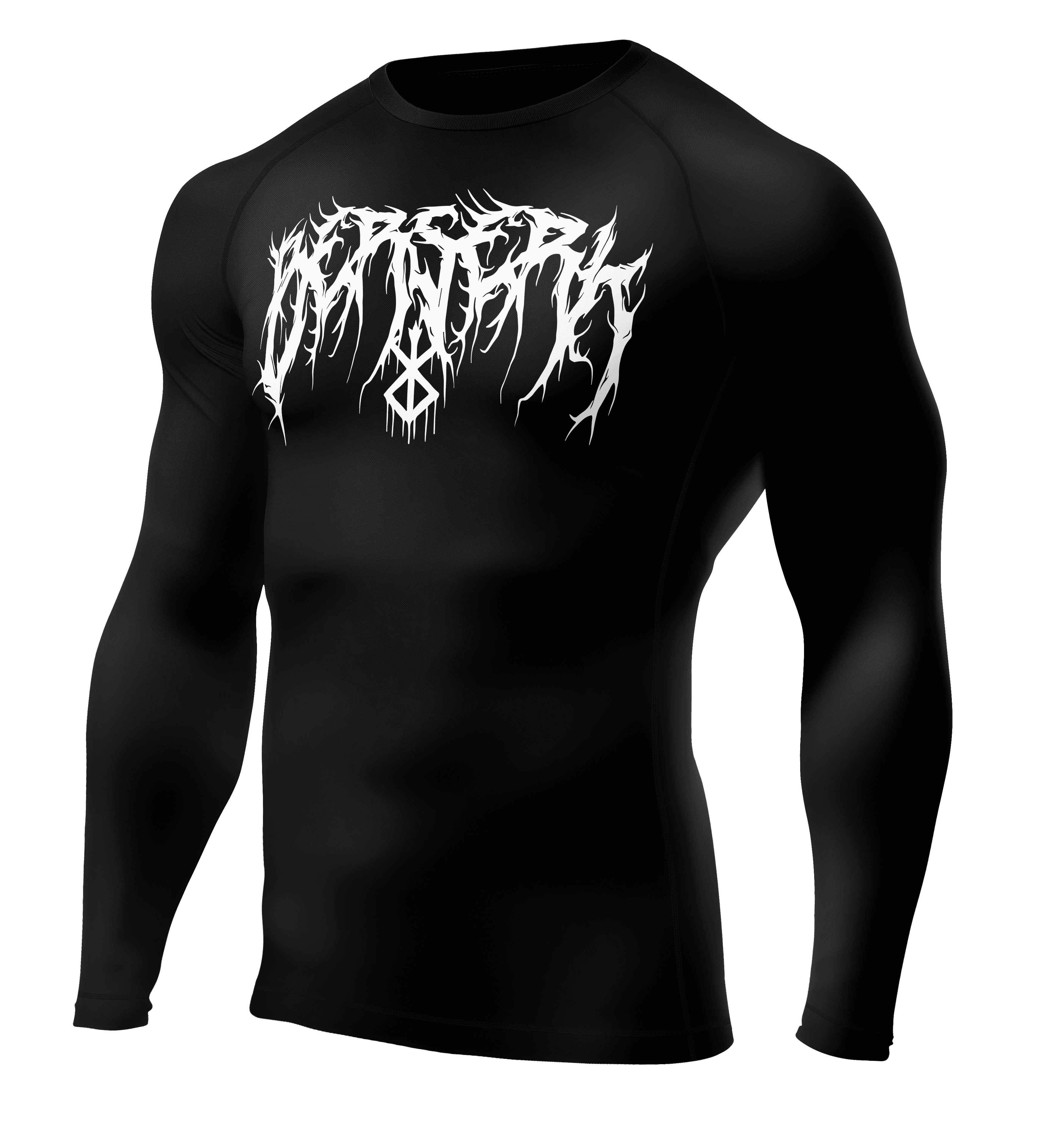 BERSERK WHITE Long Sleeve Compression T-Shirt