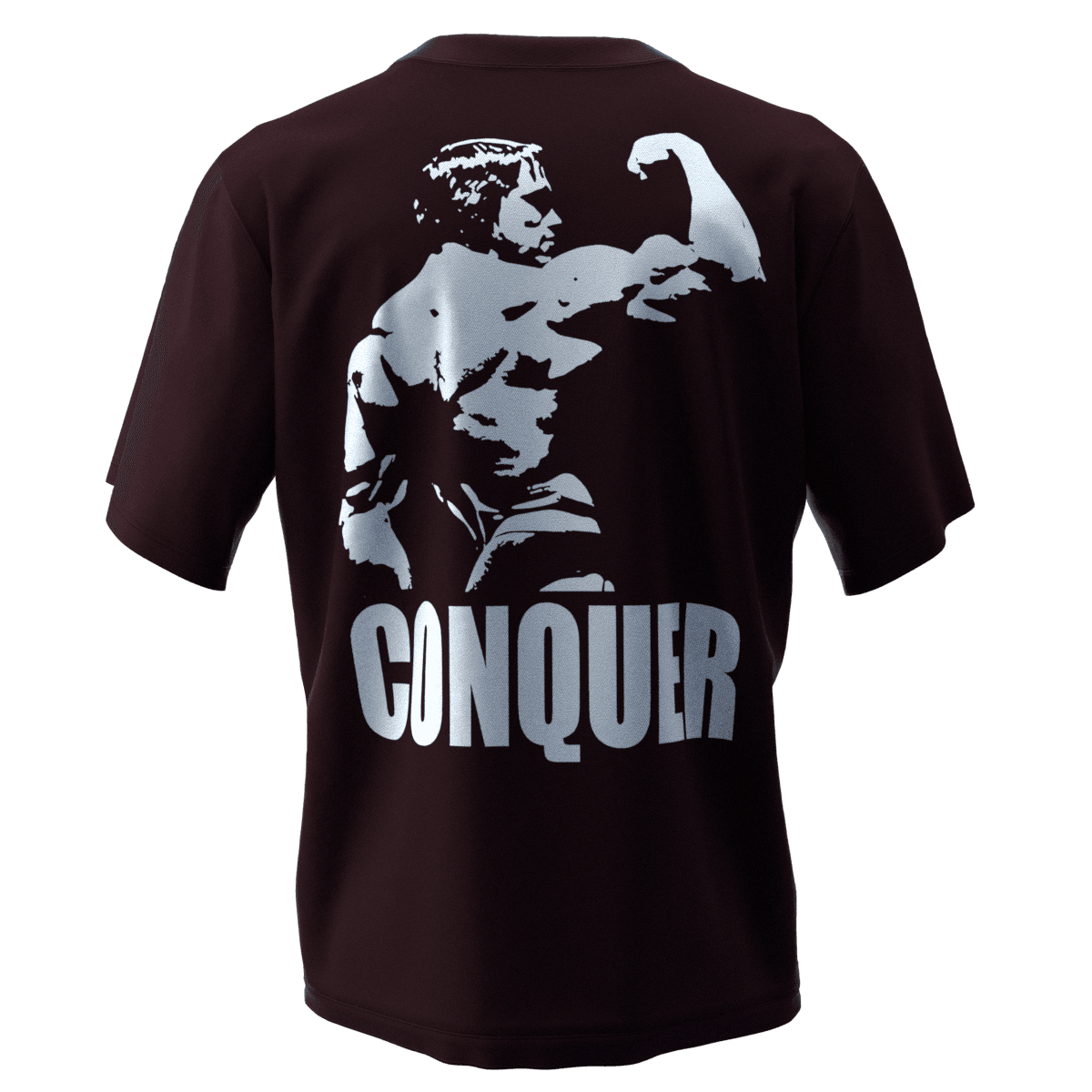 CONQUER Bordo Oversize T-Shirt 