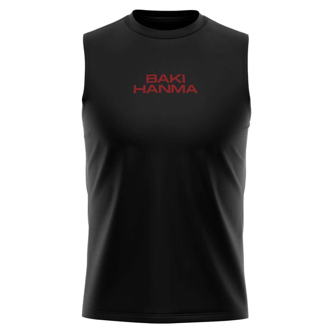 BAKI Siyah Regular Fit Sleeveless T-Shirt