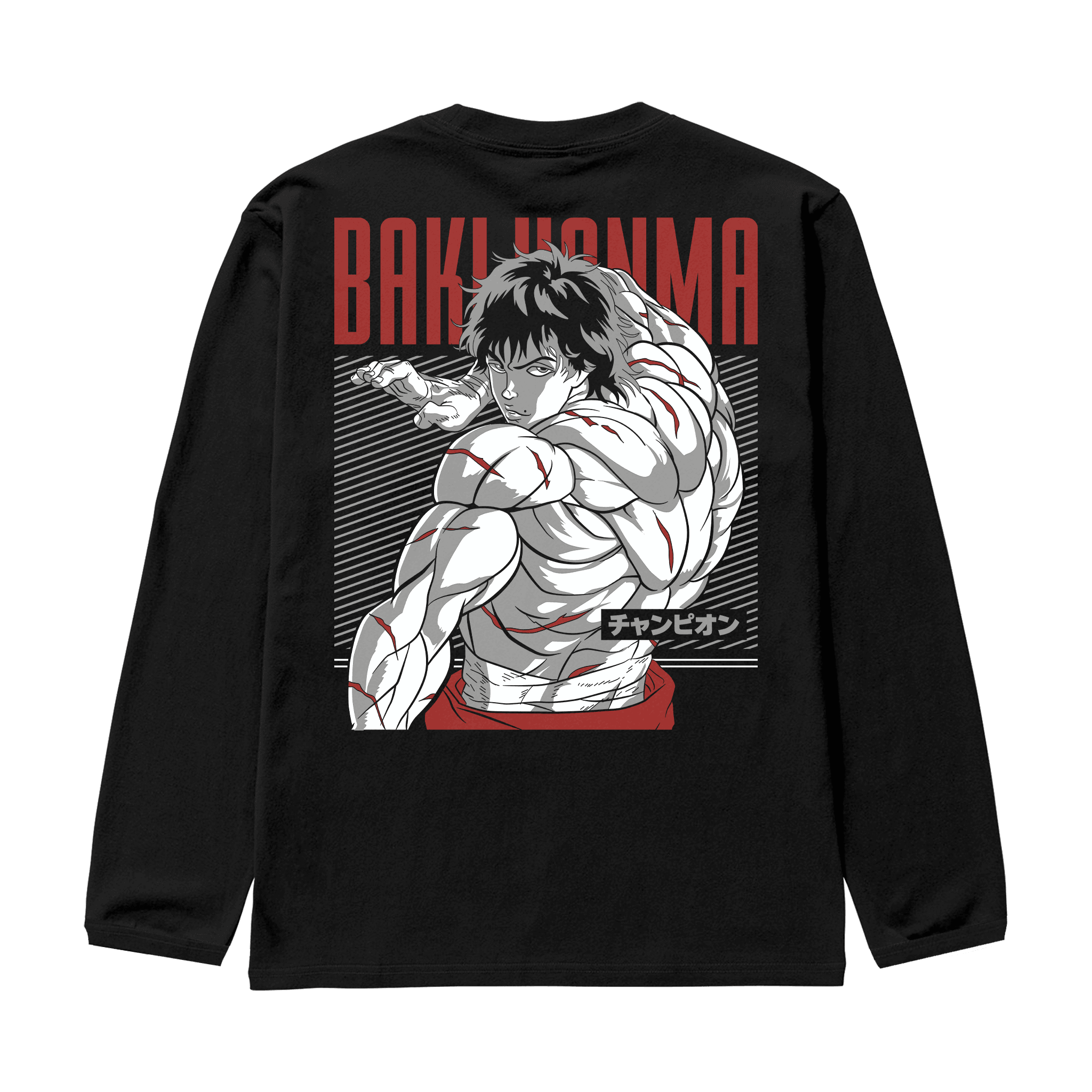 BAKI Siyah Oversize Long Sleeve T-Shirt