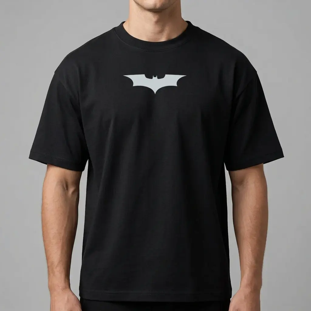 PUMP9® - BATMAN Siyah Oversize T-Shirt