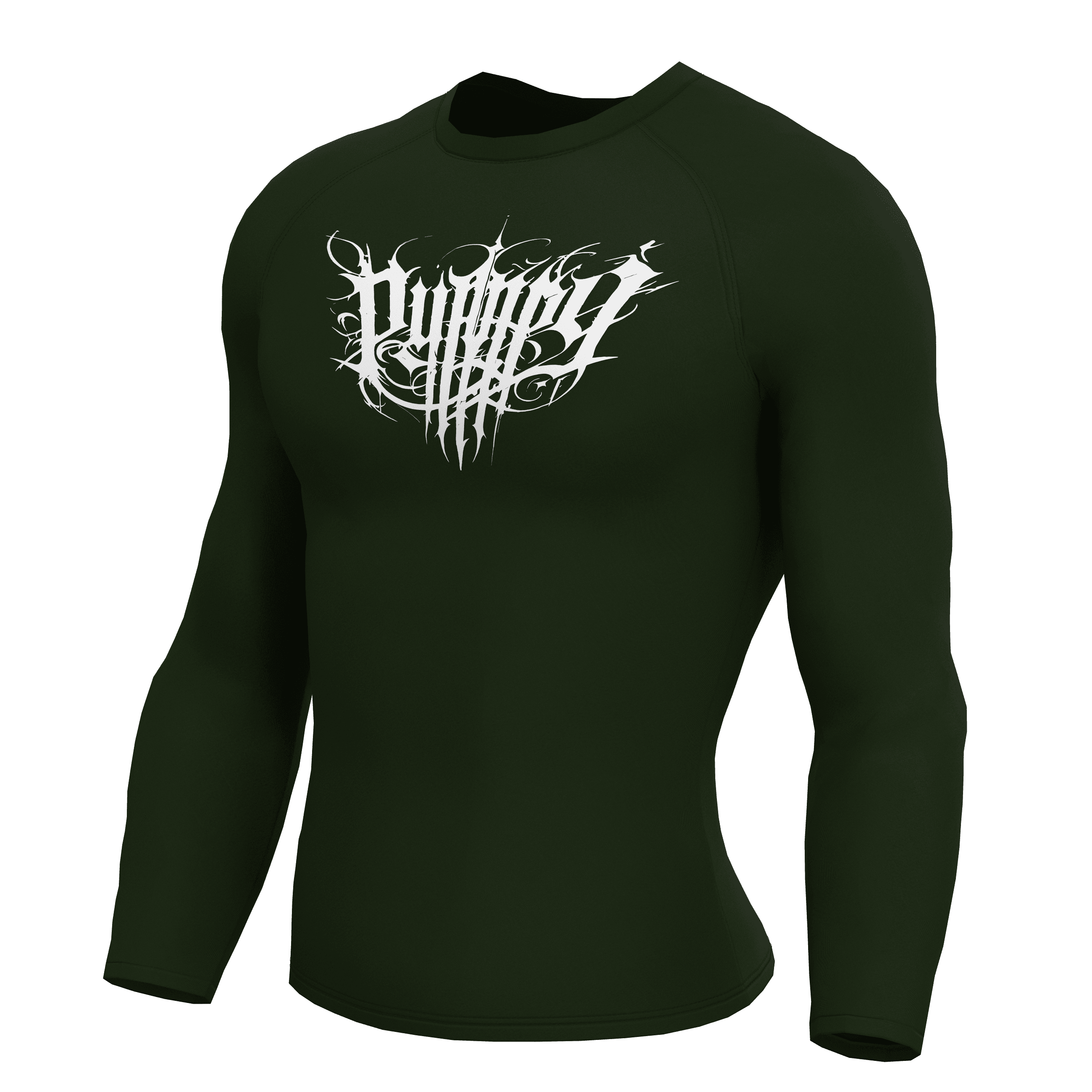 PUMP9 VORTEX Haki Yeşili Long Sleeve Compression T-Shirt