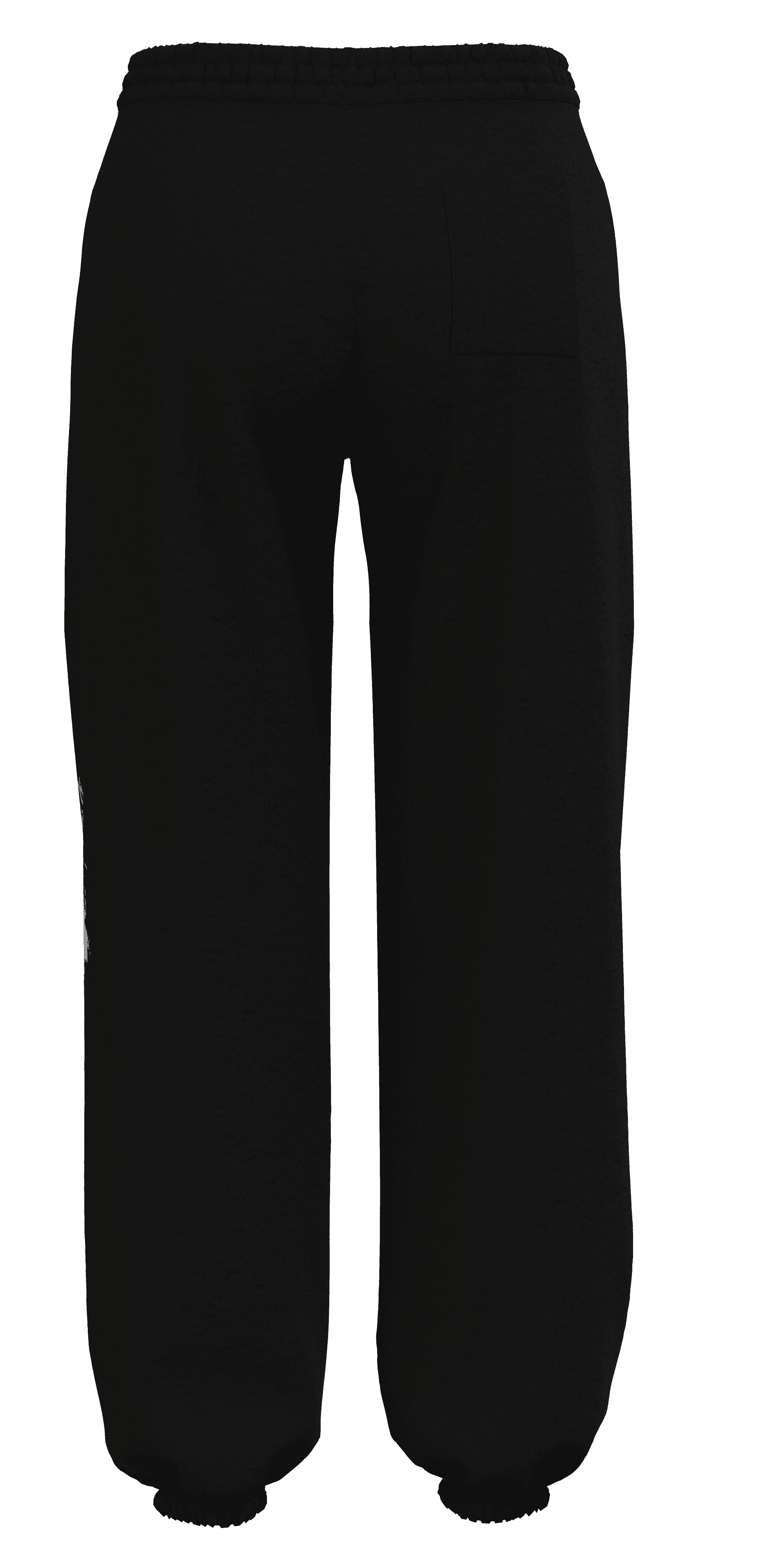 PUMP9 SKULL Siyah Baggy Lastikli Paça Eşofman 