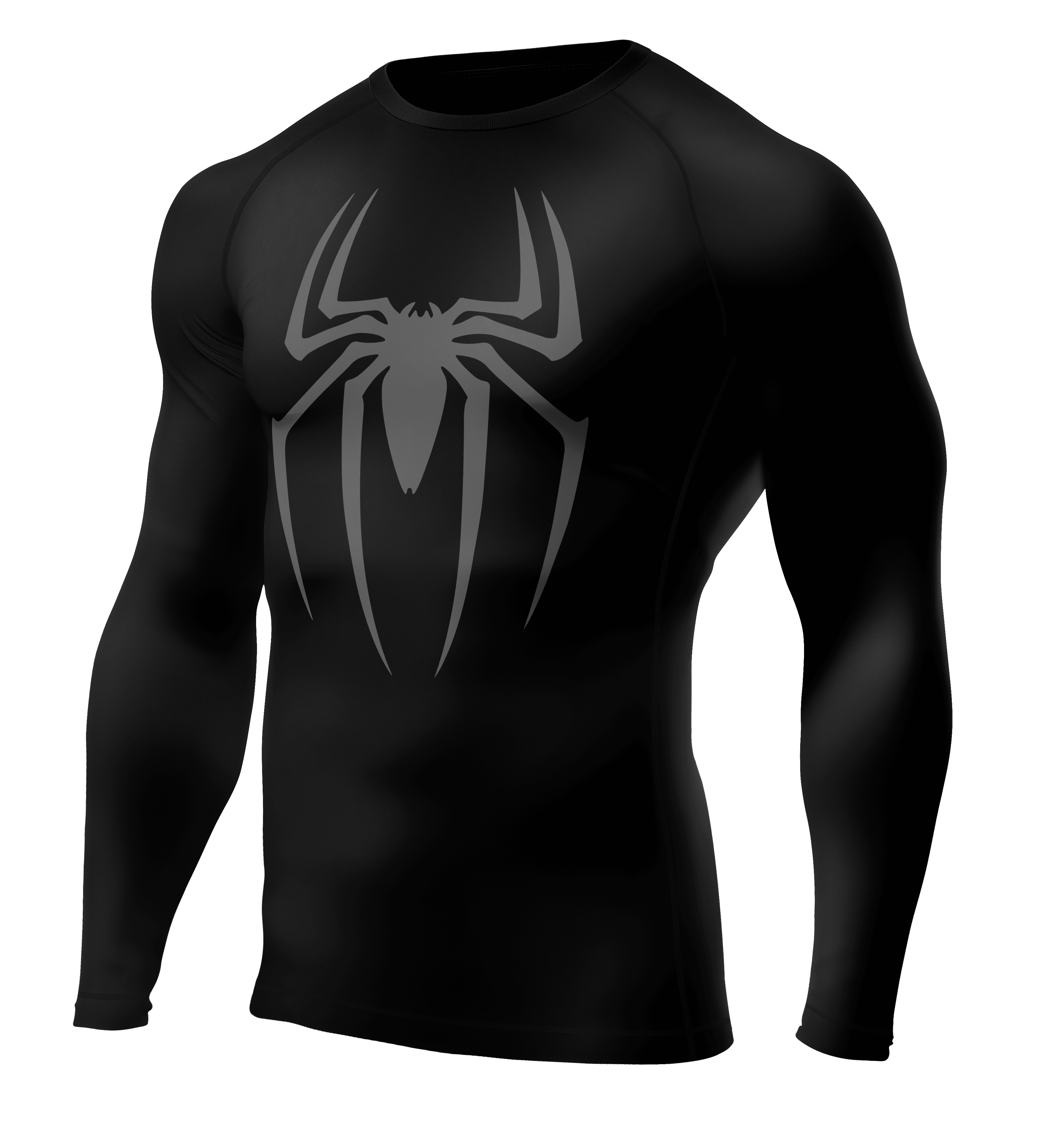 SPIDER SILVER Long Sleeve Compression T-Shirt