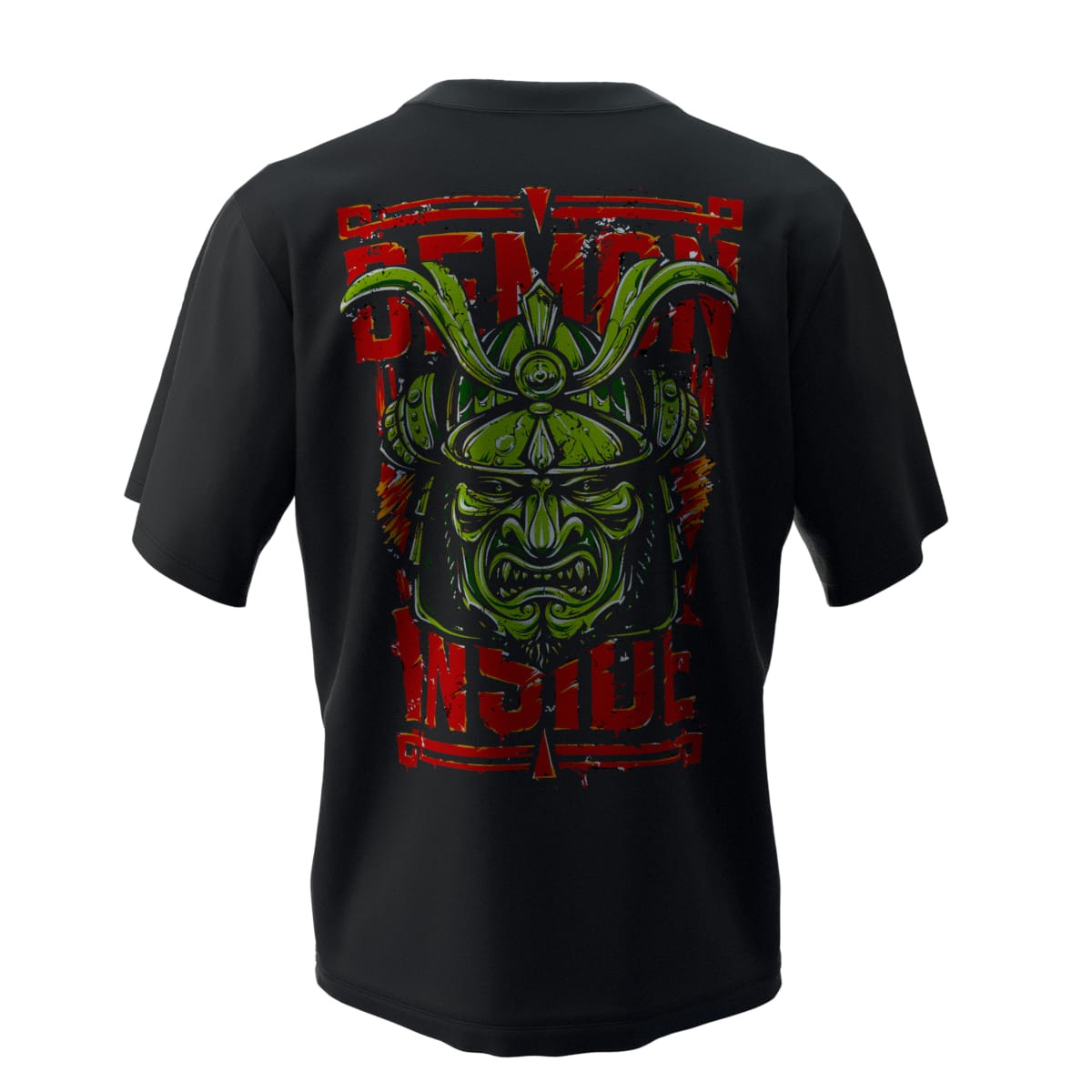 DEMONINSIDE Siyah Oversize T-Shirt