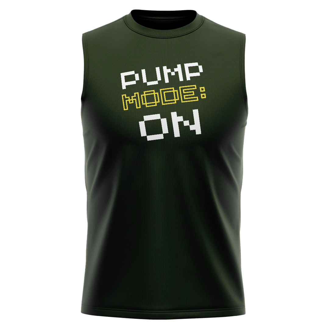 PUMPMODE Haki Yeşili Regular Fit Sleeveless T-Shirt