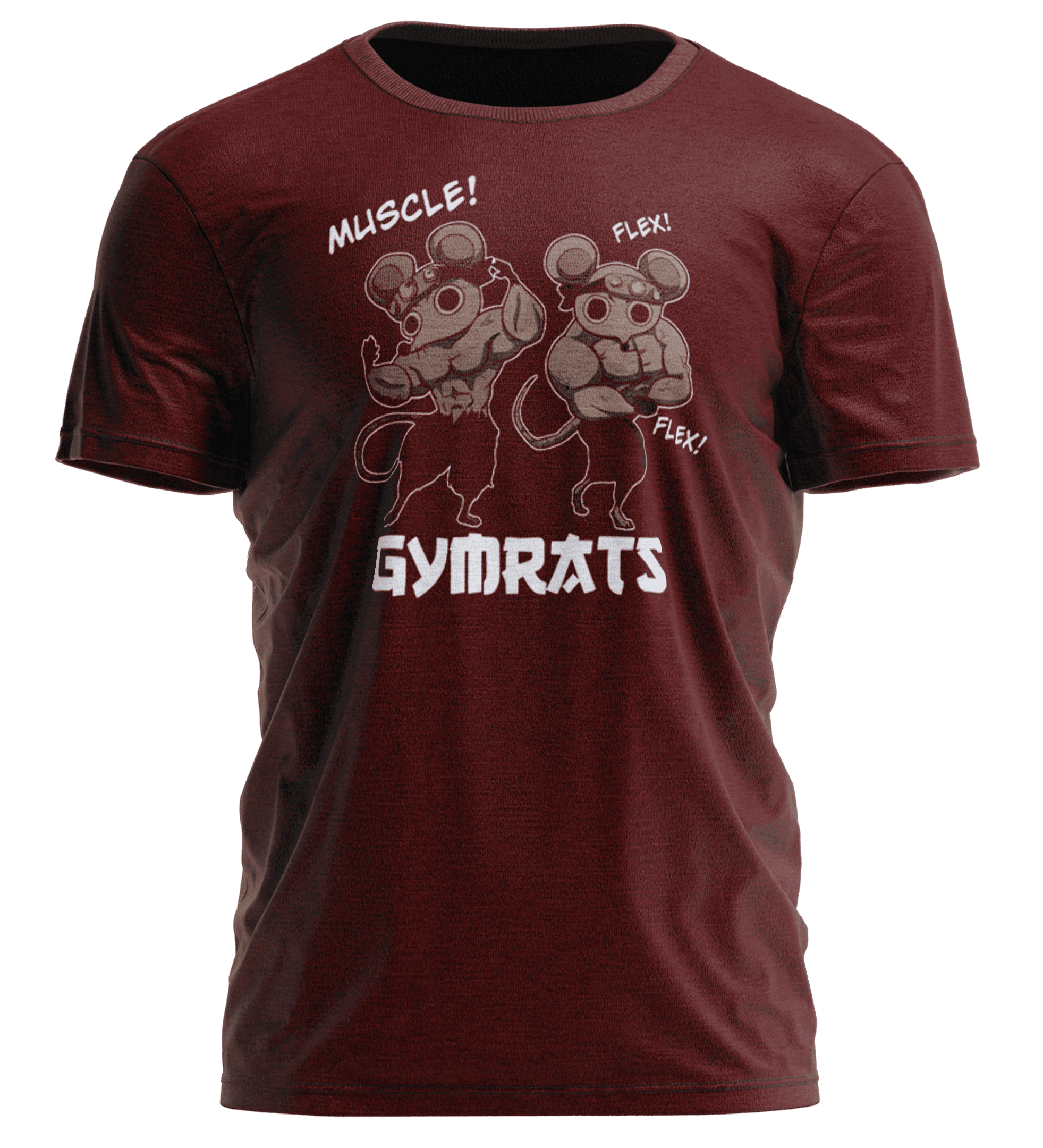 GYMRATS Bordo Regular Fit T-Shirt 