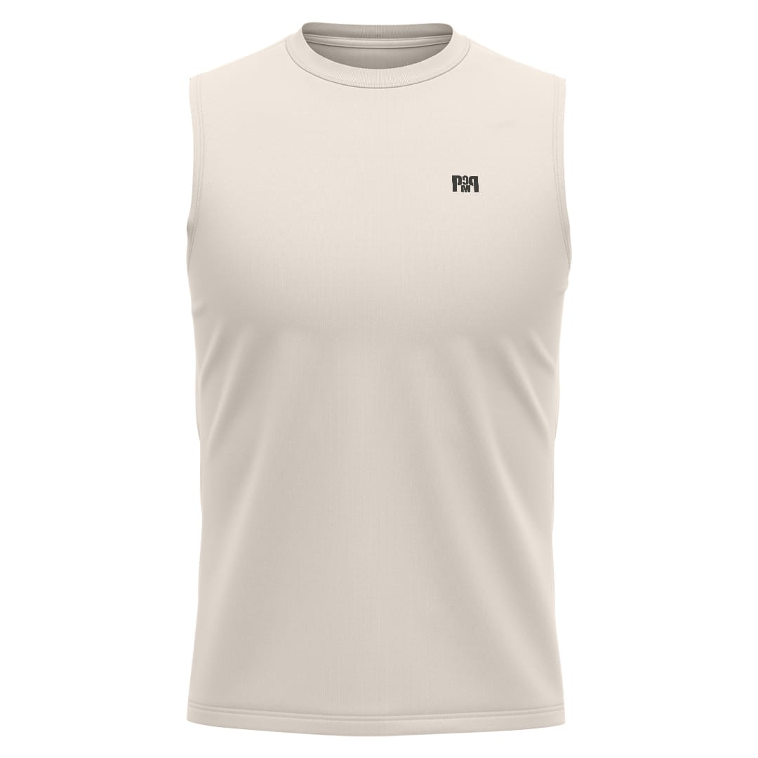 ONIXSNAKE Kırık Beyaz Regular Fit Sleeveless T-Shirt