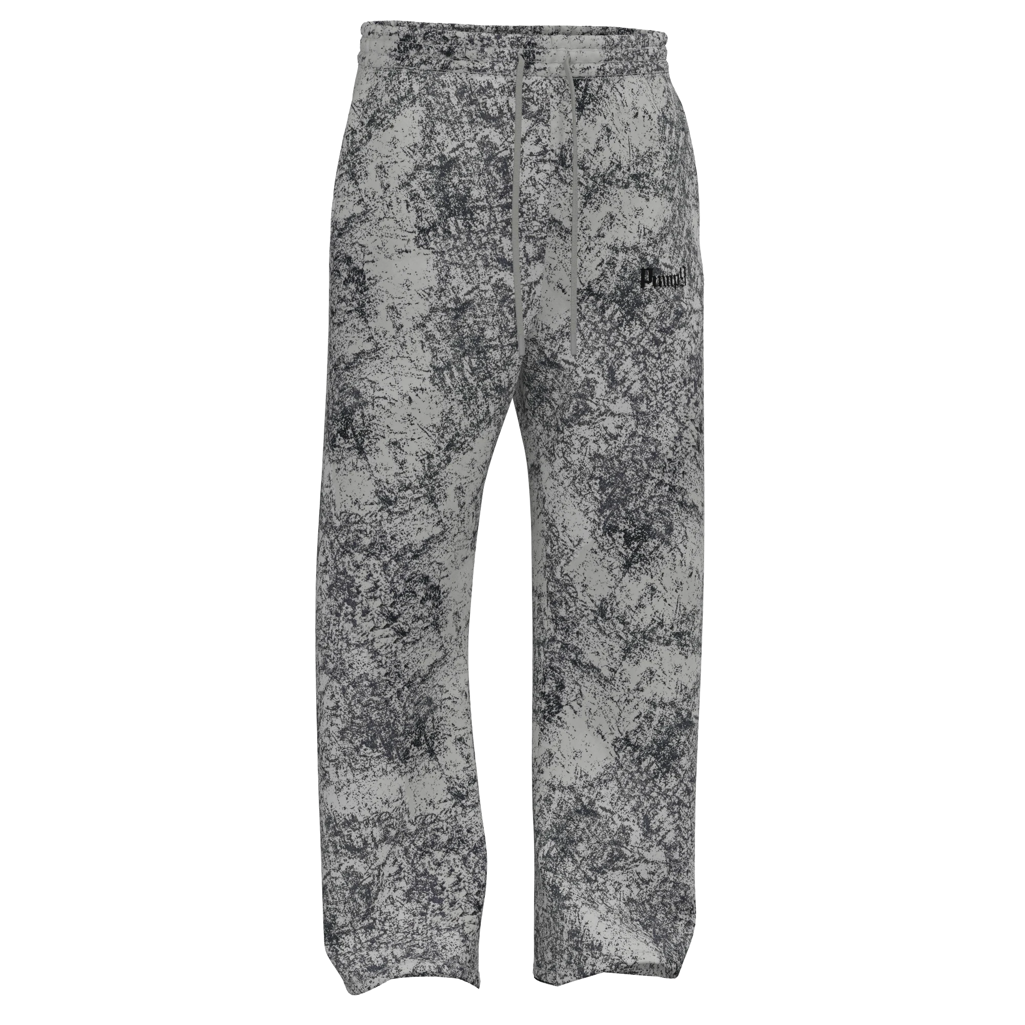 PUMP9 Smoke Wash Baggy Düz Paça Eşofman